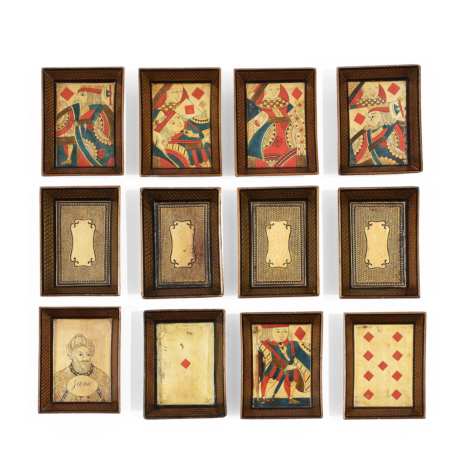 Canton Export Lacquer 'Pope Joan' Games Box - Early 19th Century - Image 9