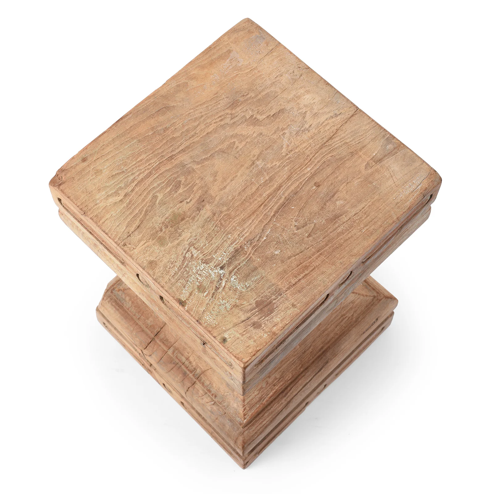 Side Table Made From Reclaimed Teak - Image 5