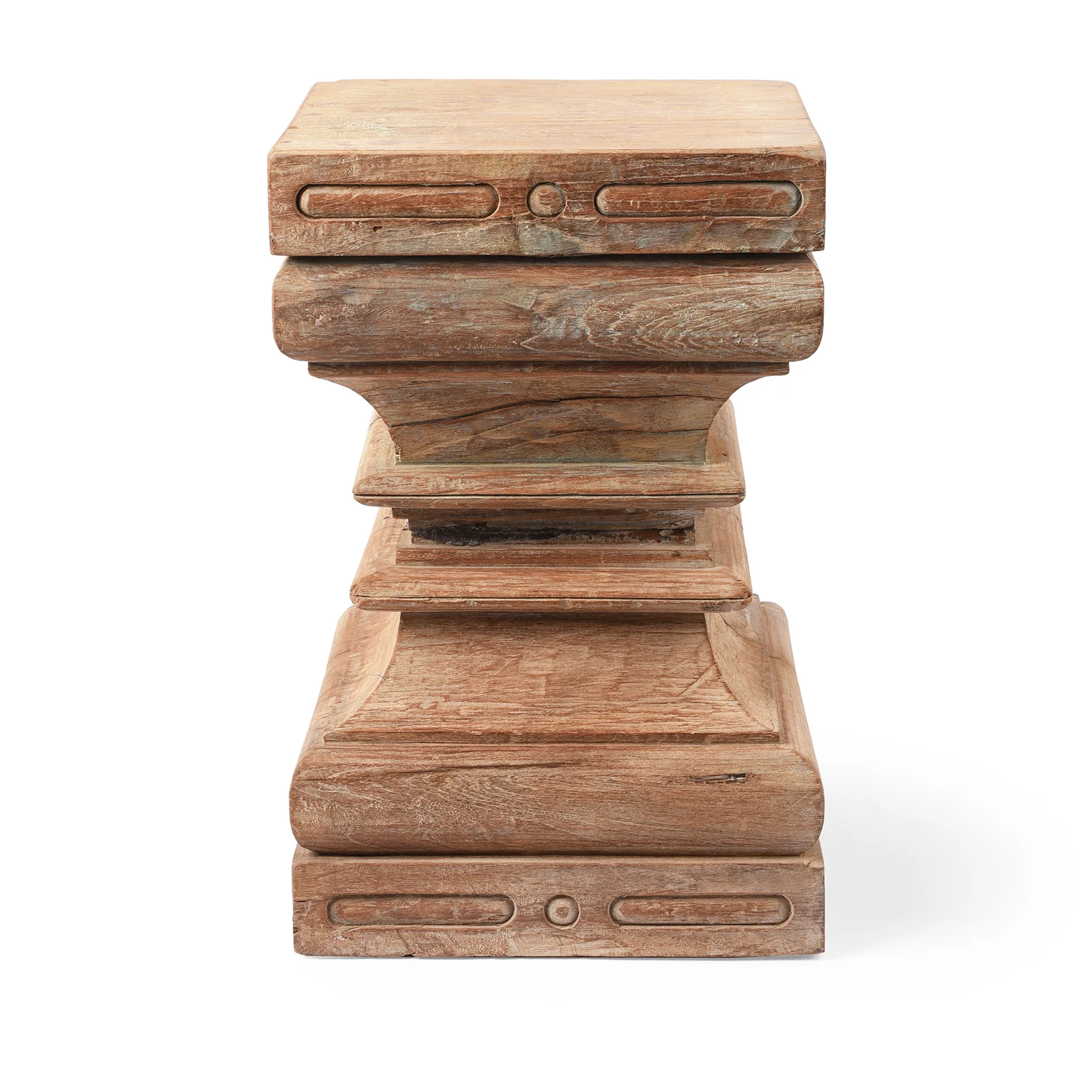 Side Table Made From Reclaimed Teak - Image 6