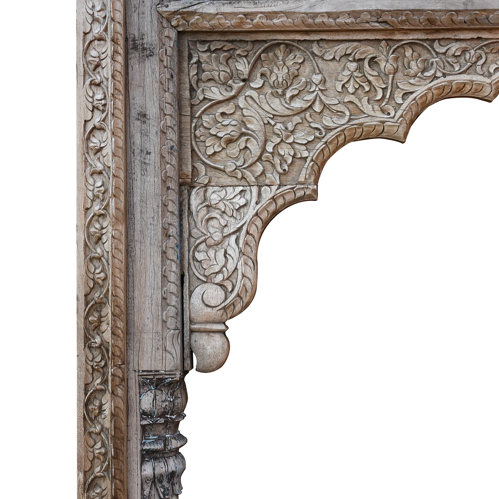 Carved Indian Teak Arch From Punjab - 19thC - Image 2