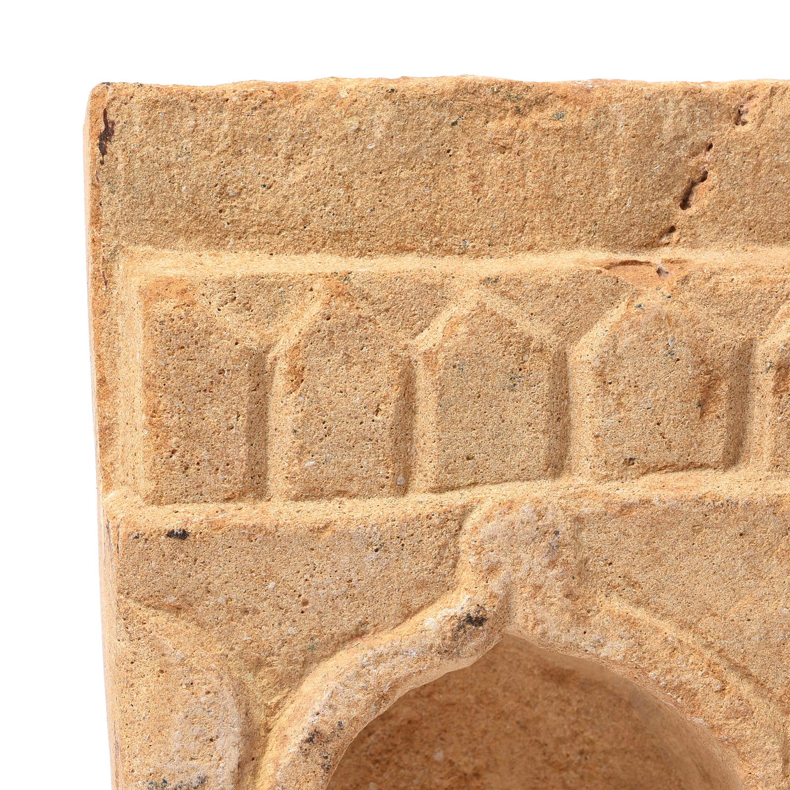 Carved Stone Lamp Niche From Rajasthan - 19thC - Image 2