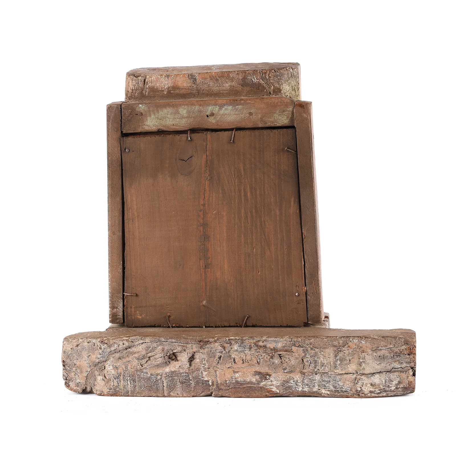 Carved Indian Teak Mirror From Rajasthan - Ca 1920 - Image 4