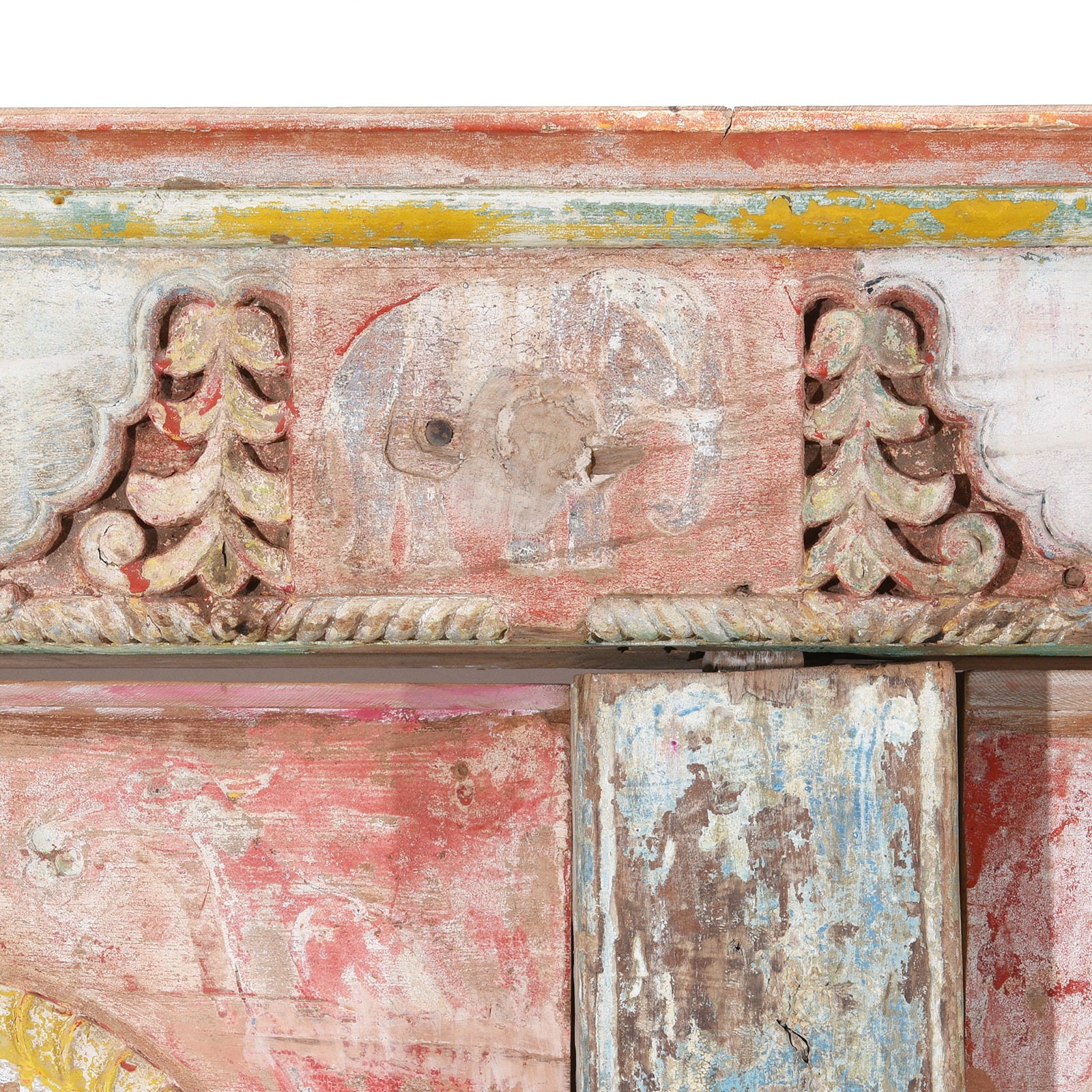 Carved Teak Triple Arch From Kutch - Late 19thC - Image 6