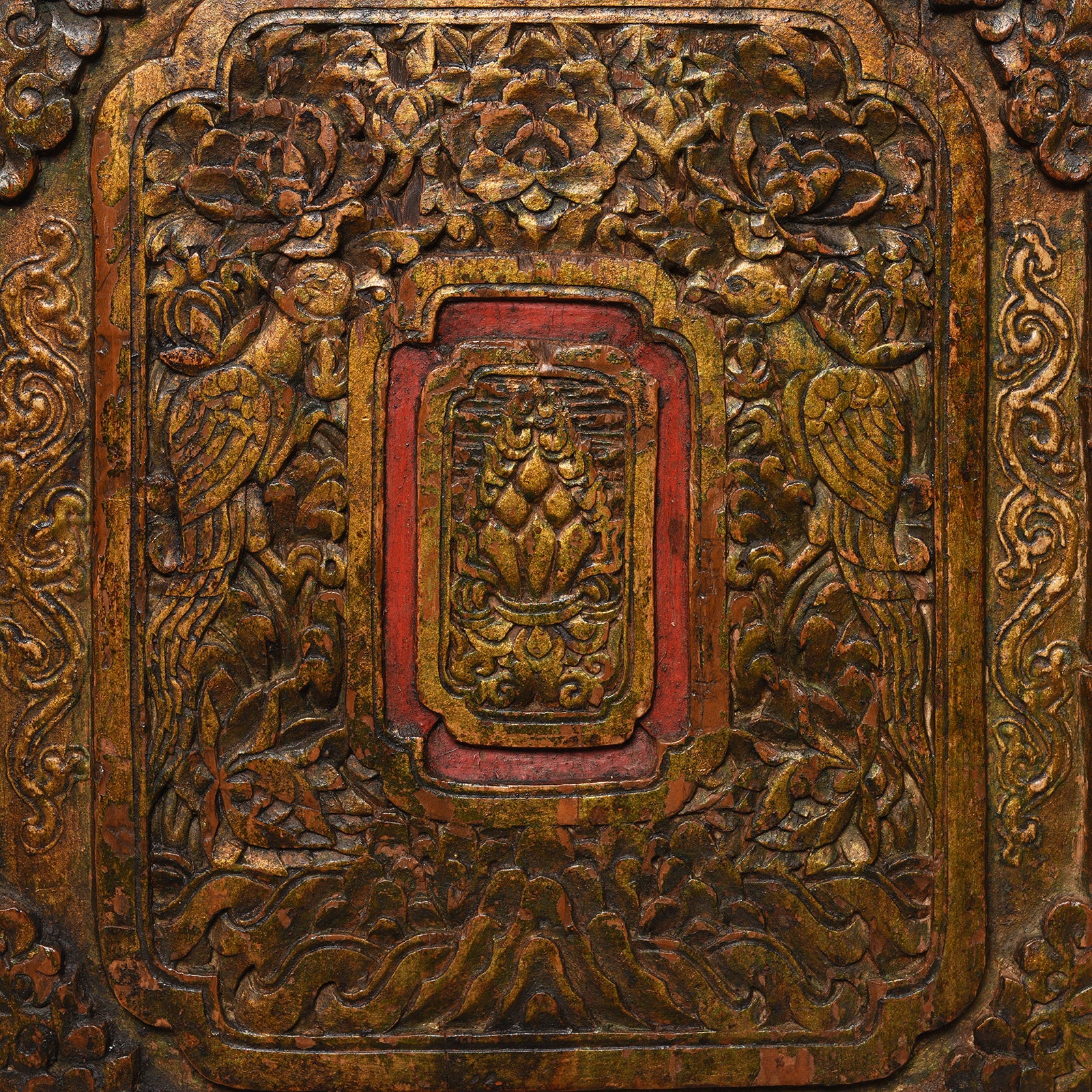 Carved Tibetan Prayer Table from Central Tibet - 18thC - Image 2