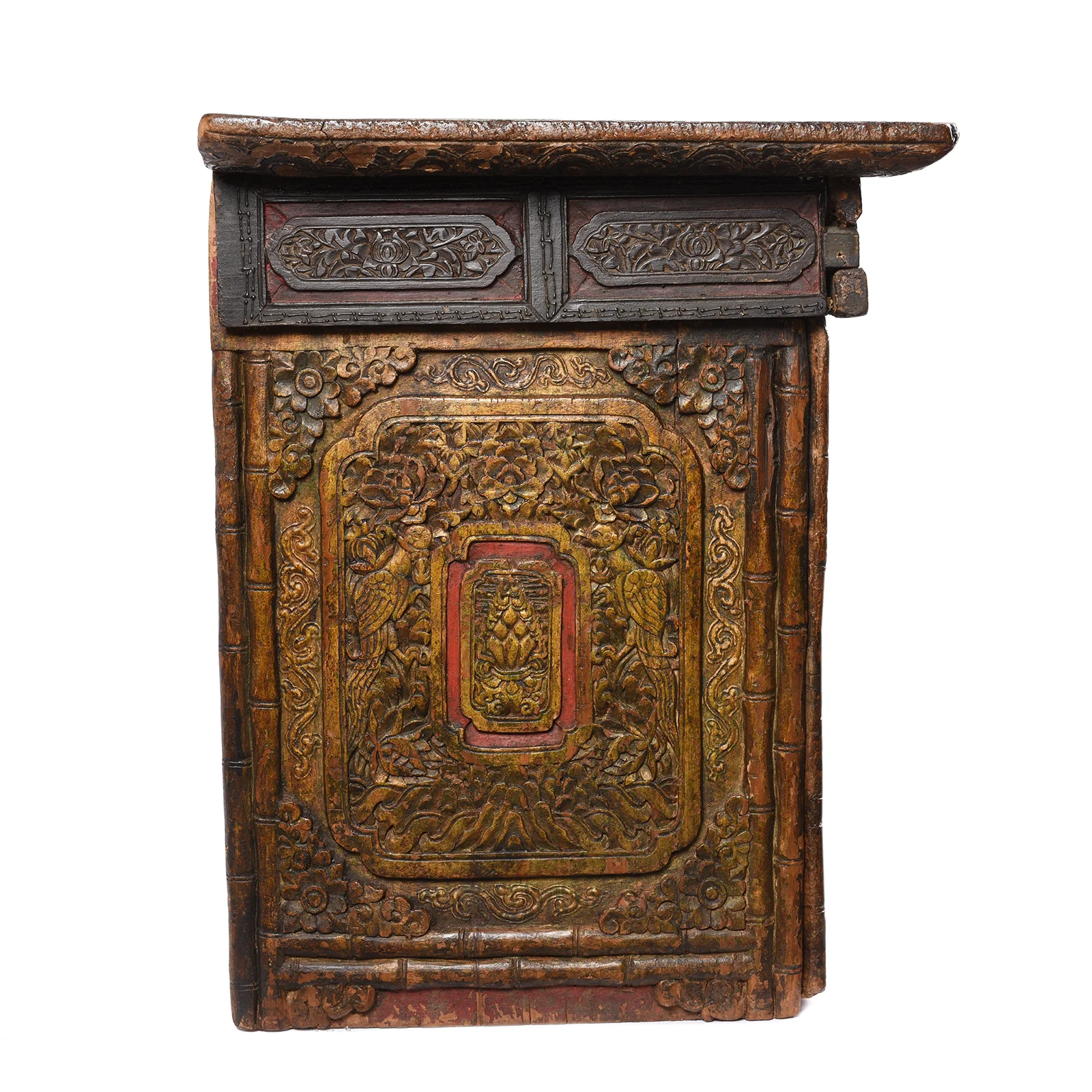 Carved Tibetan Prayer Table from Central Tibet - 18thC - Image 5
