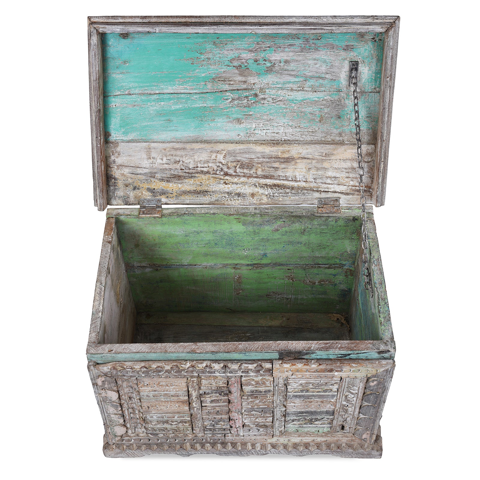 Blanket Chest Made From Reclaimed Teak - Image 3