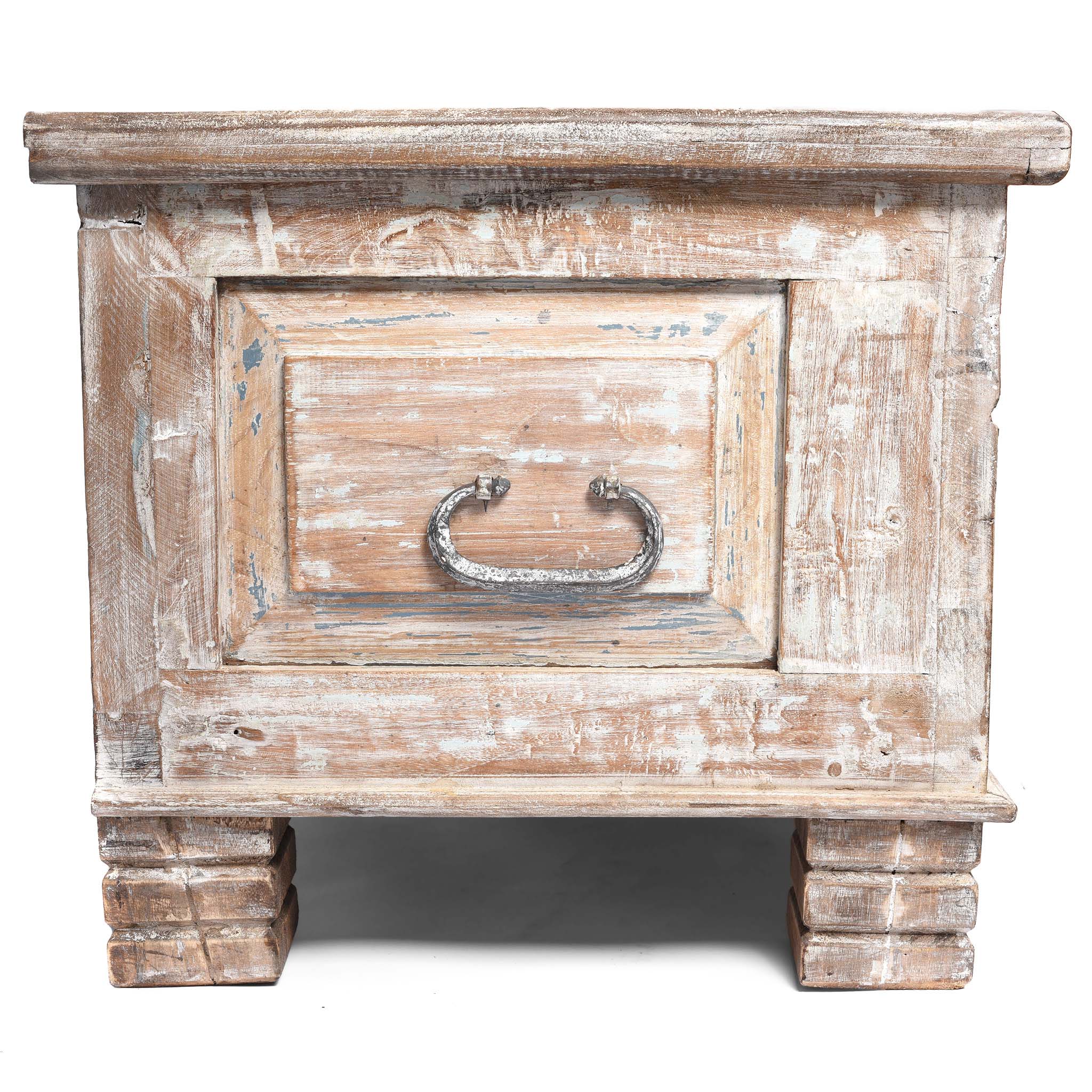 Carved Blanket Chest Made From Old Teak Wood - Image 8