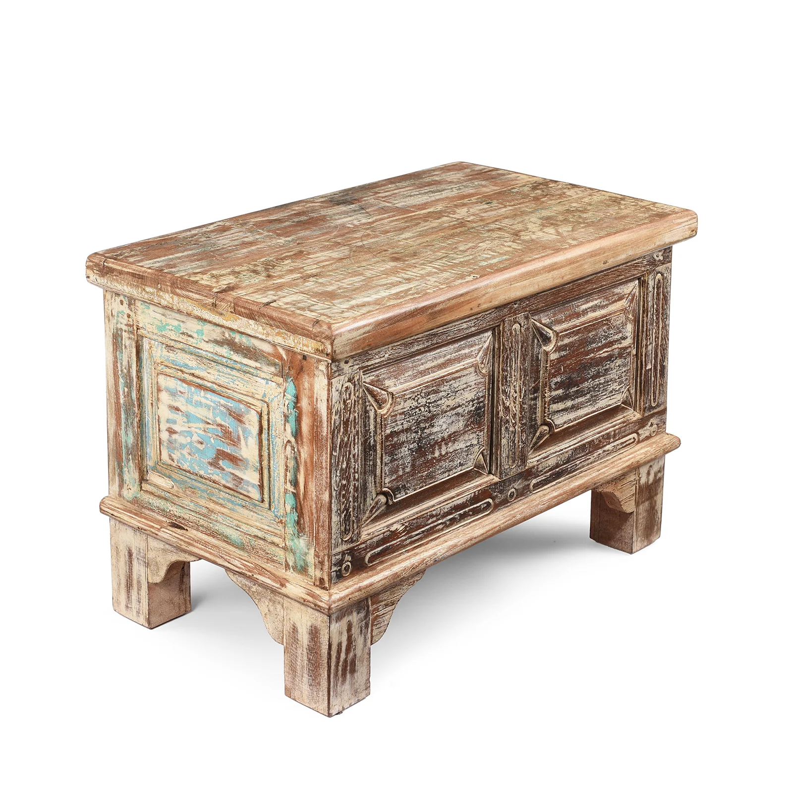 Small Blanket Chest Made From Reclaimed Teak - Image 6