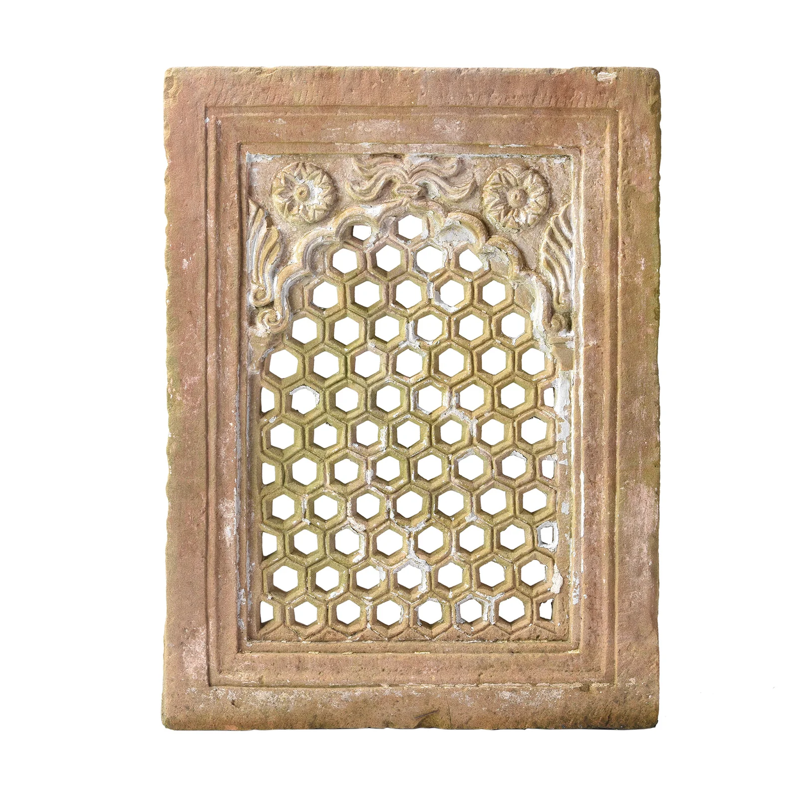 Double Sided Stone Jali Panel From Rajasthan - 19th Century - Image 2