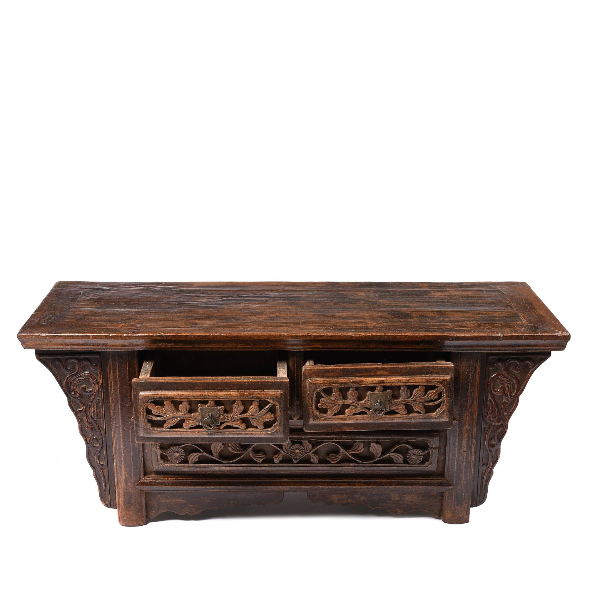 Elm and Poplar Kang Table From Shanxi  - 19thC - Image 4