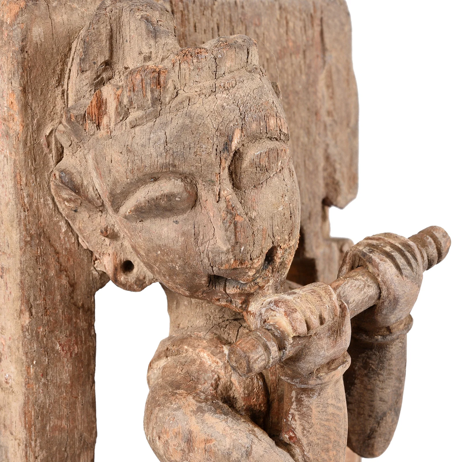 Figurine Of Krishna Playing The Flute - 19th Century - Image 3