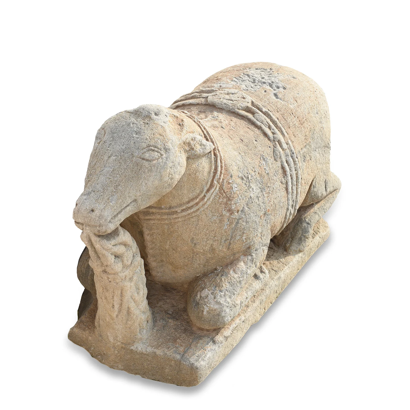 Carved Granite Nandi Bull From South India - 18th Century or Earlier - Image 3