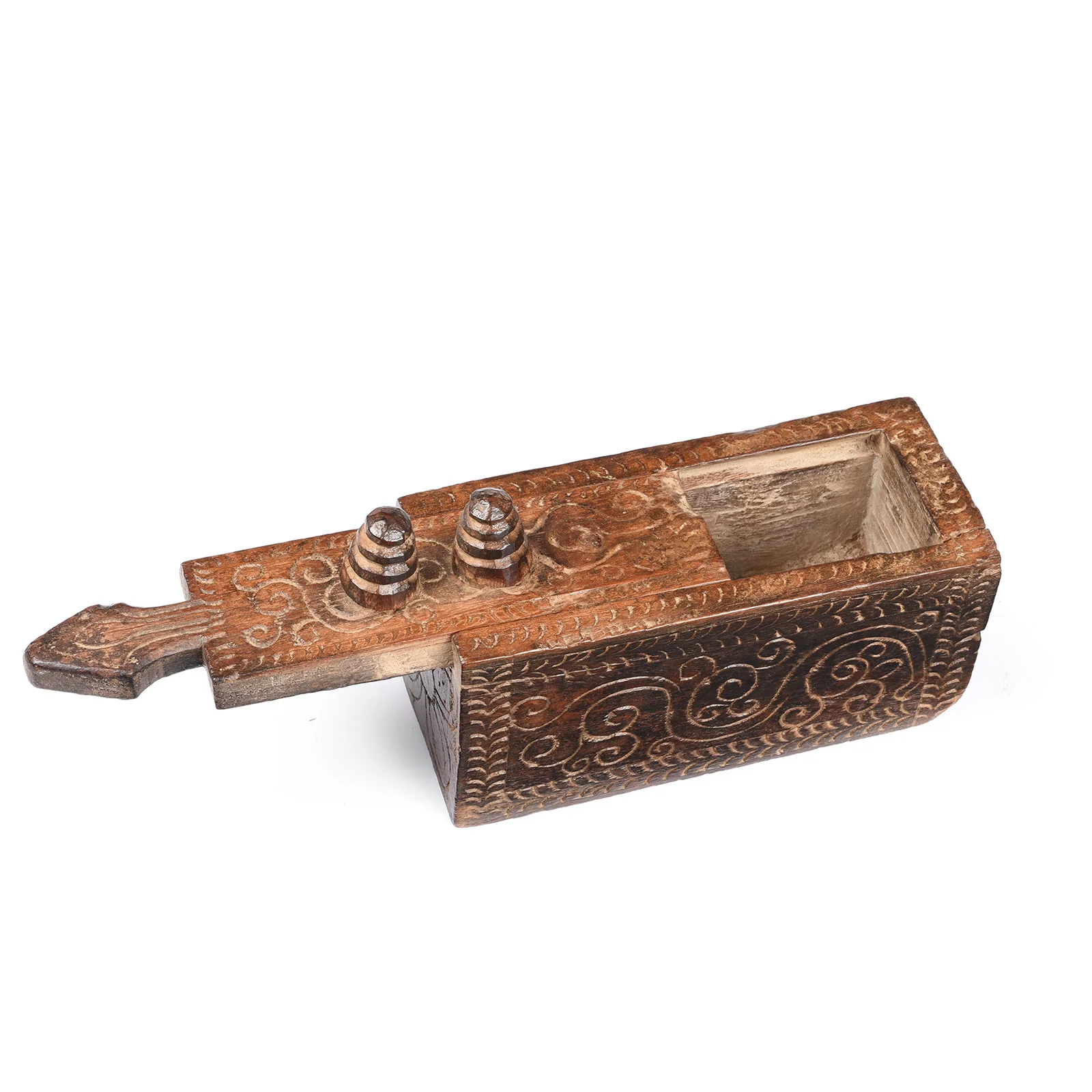 Indian Vibhuti Box From Karnataka - 19thC - Image 3