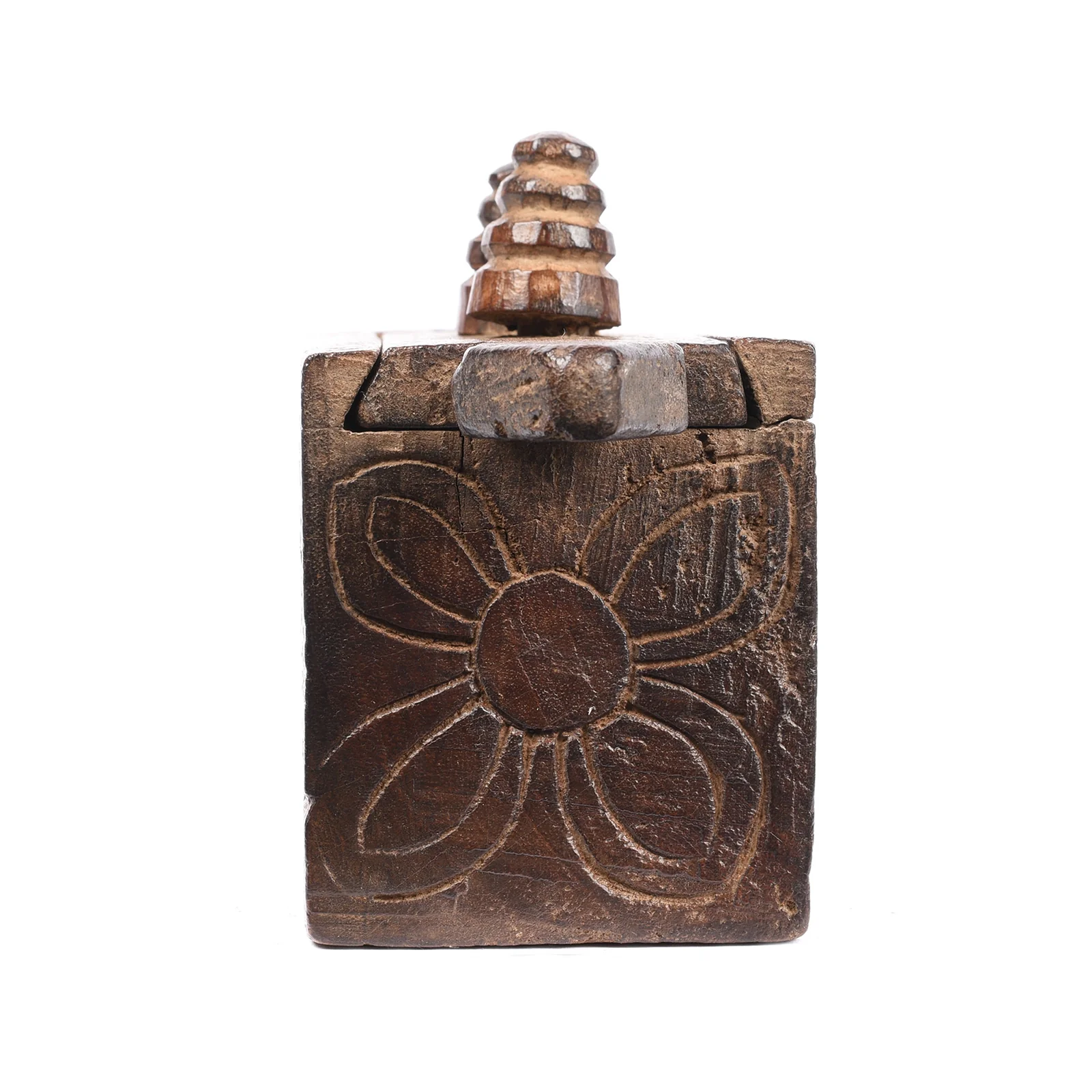 Indian Vibhuti Box From Karnataka - 19thC - Image 4