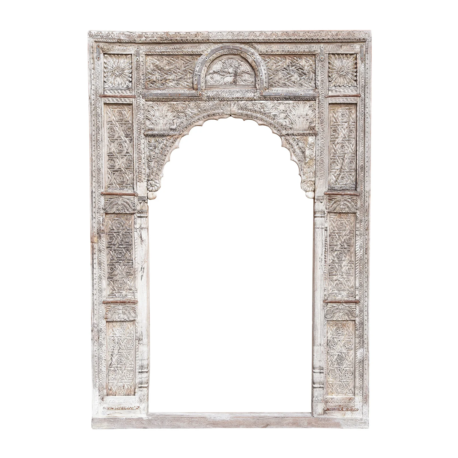 Carved Cedar Archway From Himachal Pradesh - 19th Century