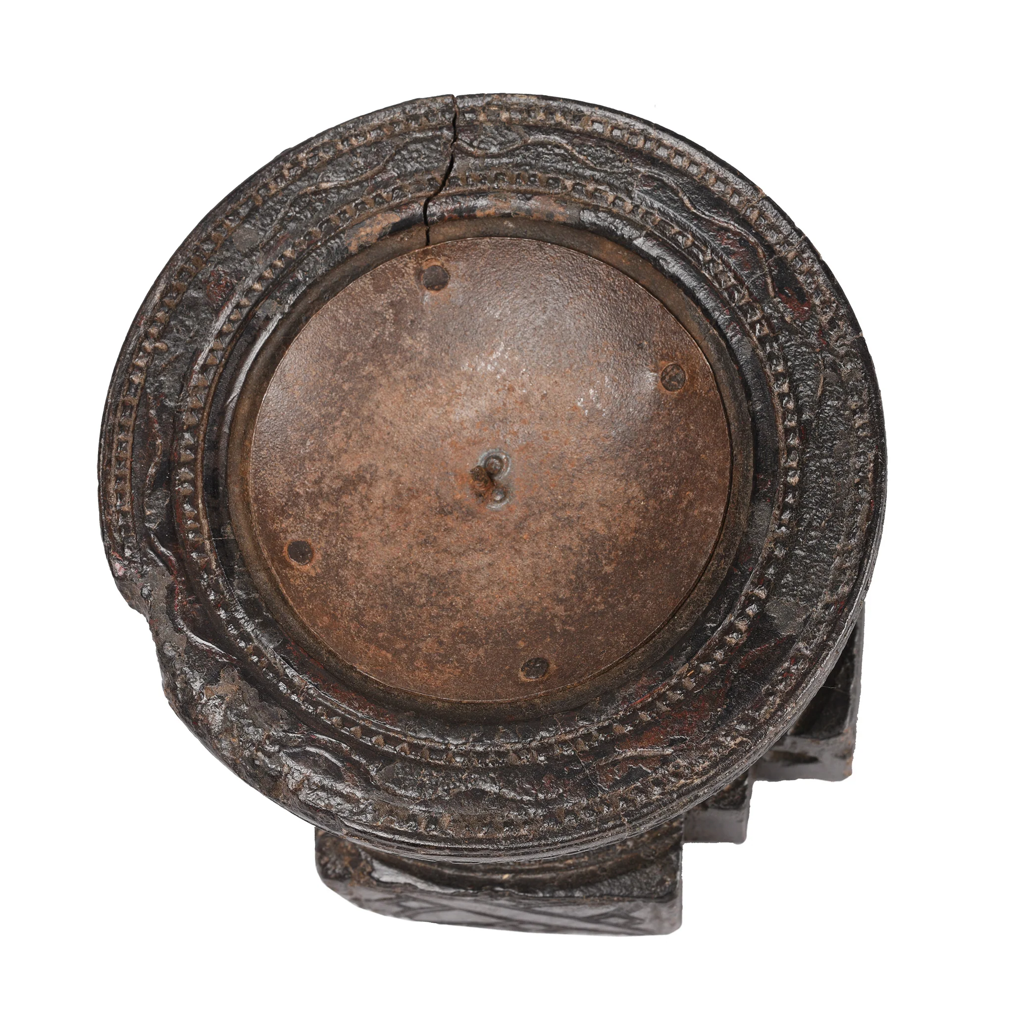 Carved Rosewood Seed Drill Candlestand - 19th Century - Image 3