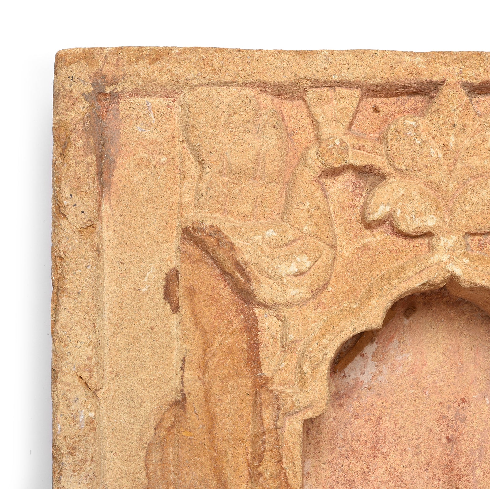 Carved Indian Stone Lamp Niche From Rajasthan - 18thC - Image 2