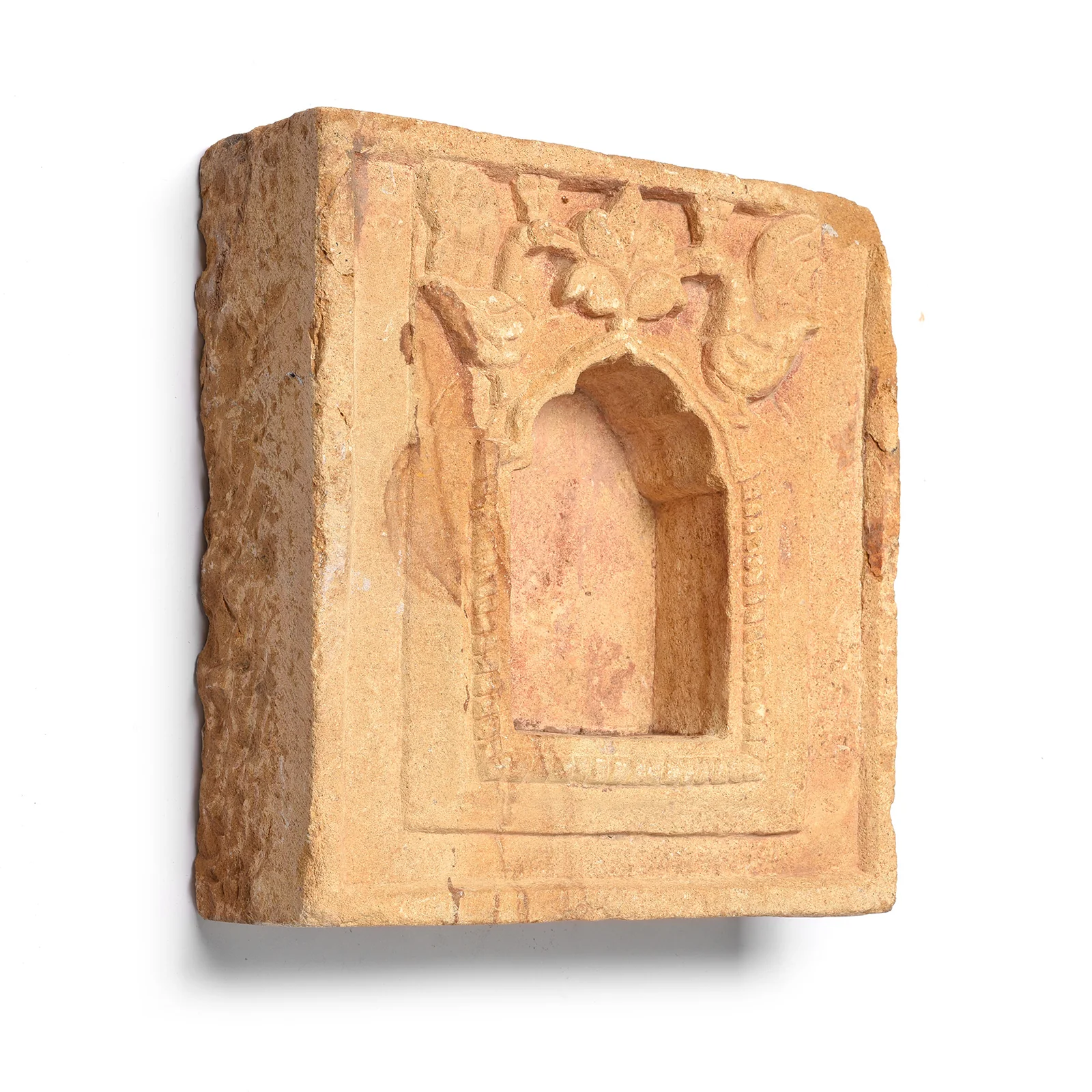 Carved Indian Stone Lamp Niche From Rajasthan - 18thC - Image 3