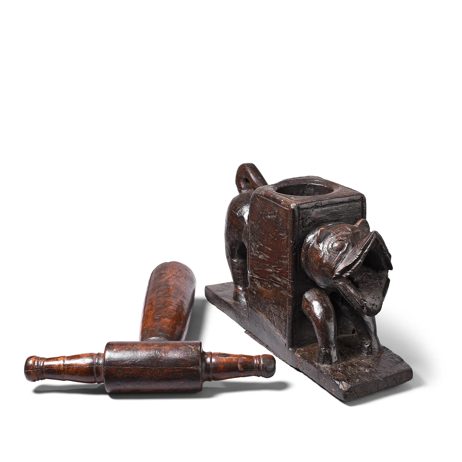 Carved Indian Tiger Juicer From Banswara - 19th Century - Image 3