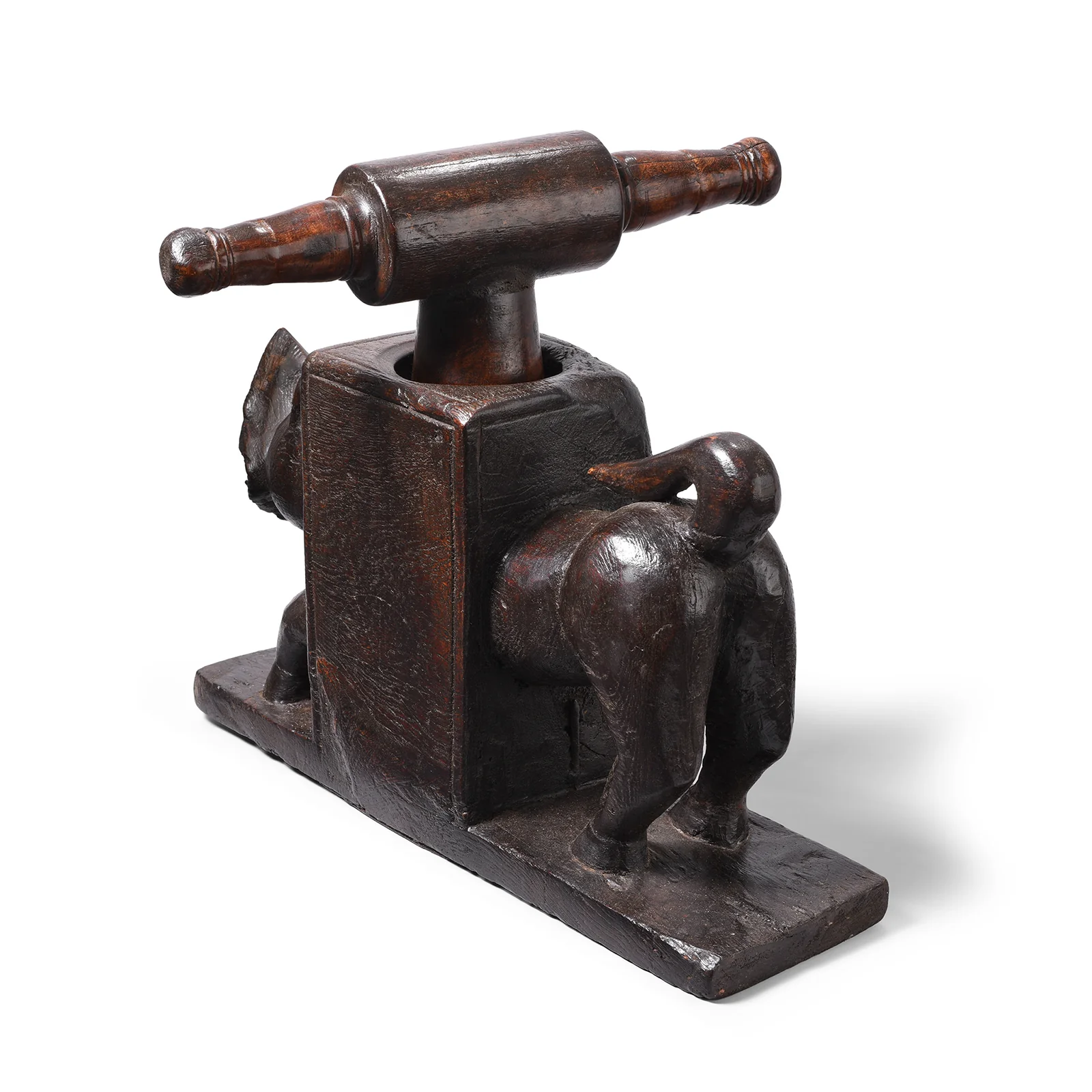 Carved Indian Tiger Juicer From Banswara - 19th Century - Image 4