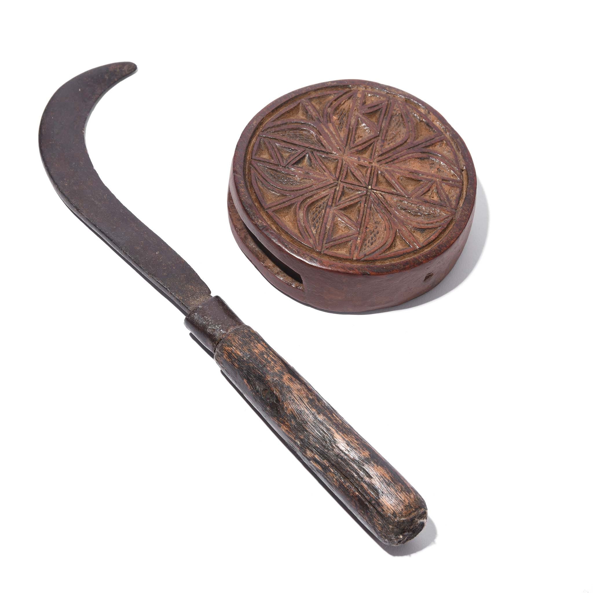 Carved Knife & Holder From The Terai - 19thC - Image 2