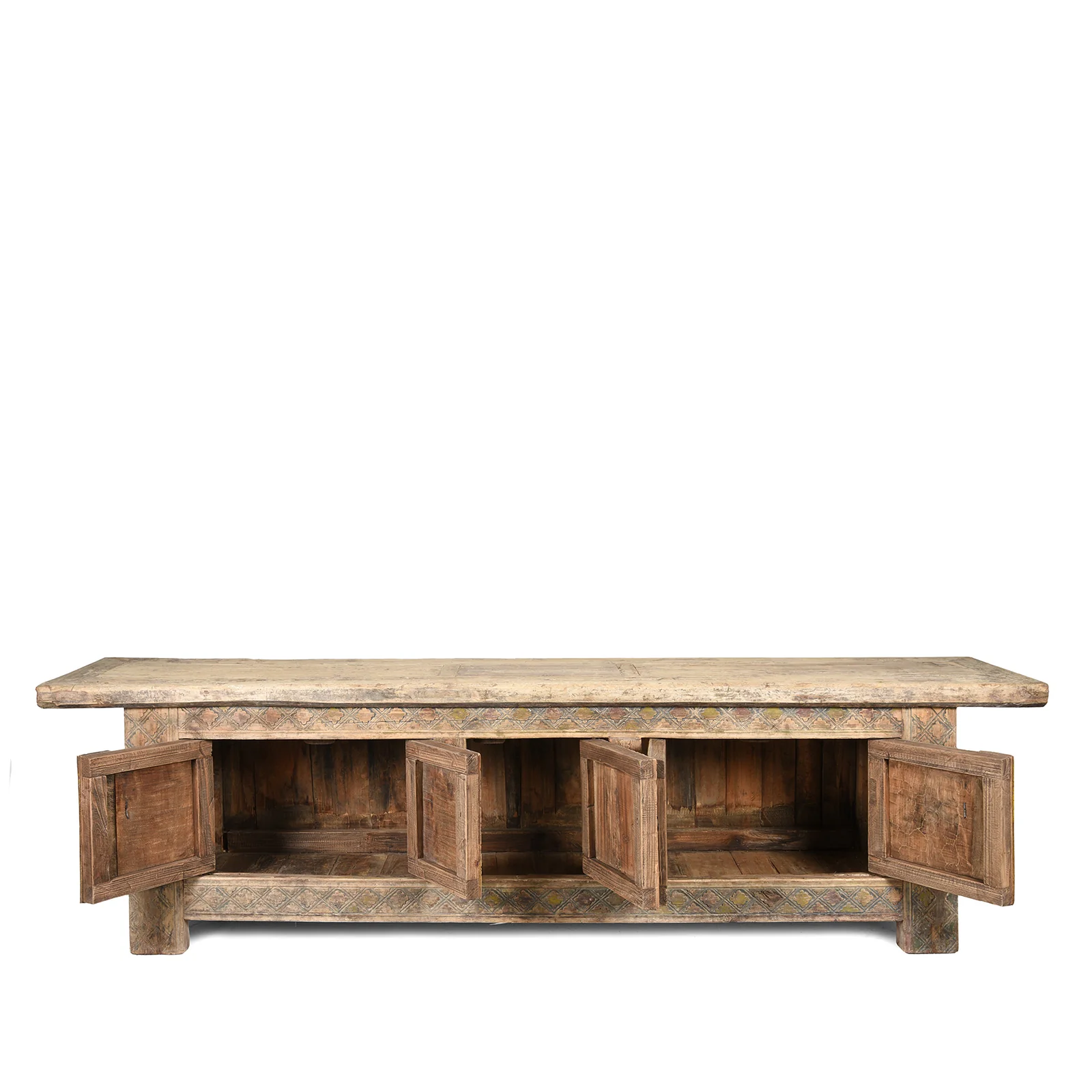 Carved Low Sideboard From Xinjiang - 19thC - Image 3