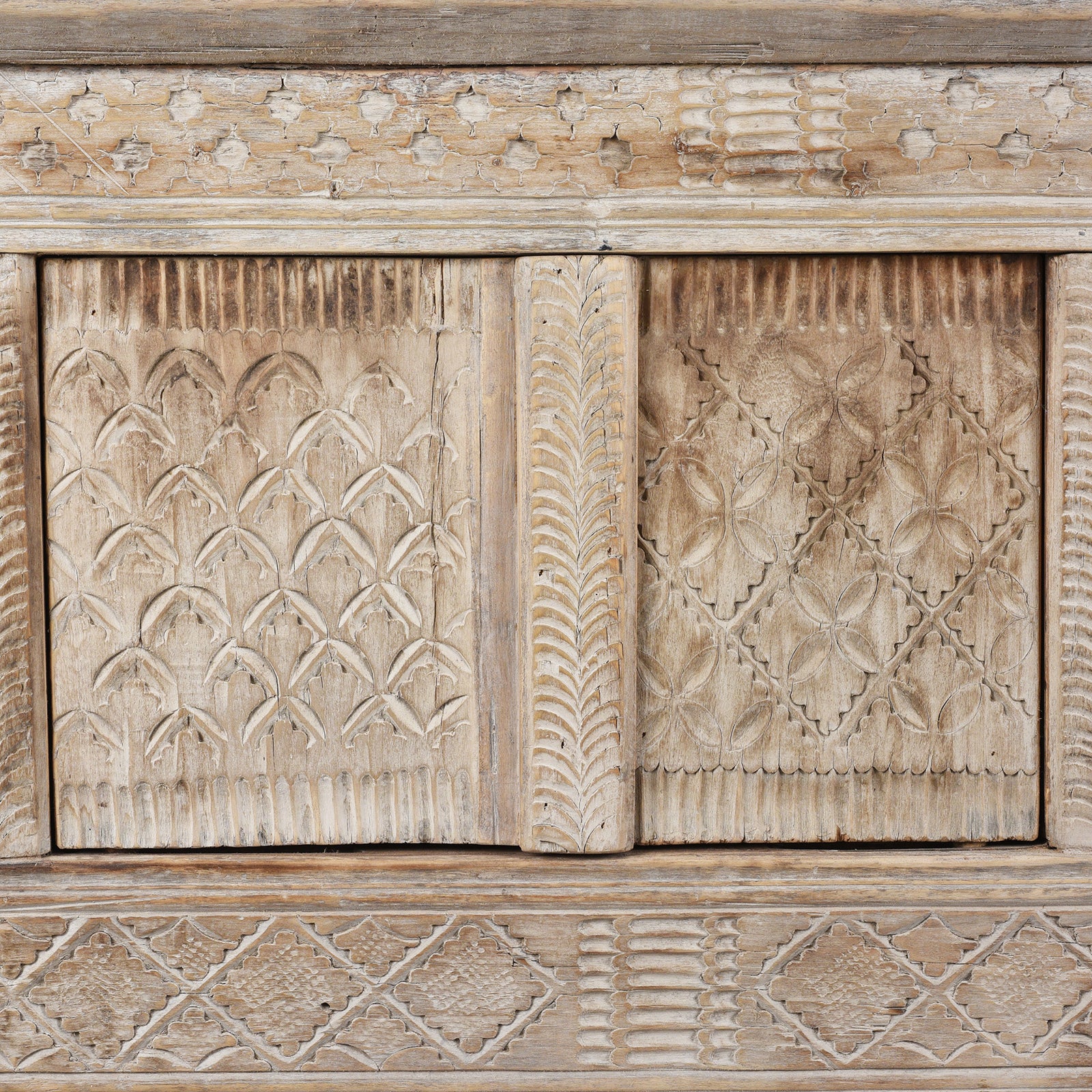 Carved Low Sideboard From Xinjiang - 19th Century - Image 5