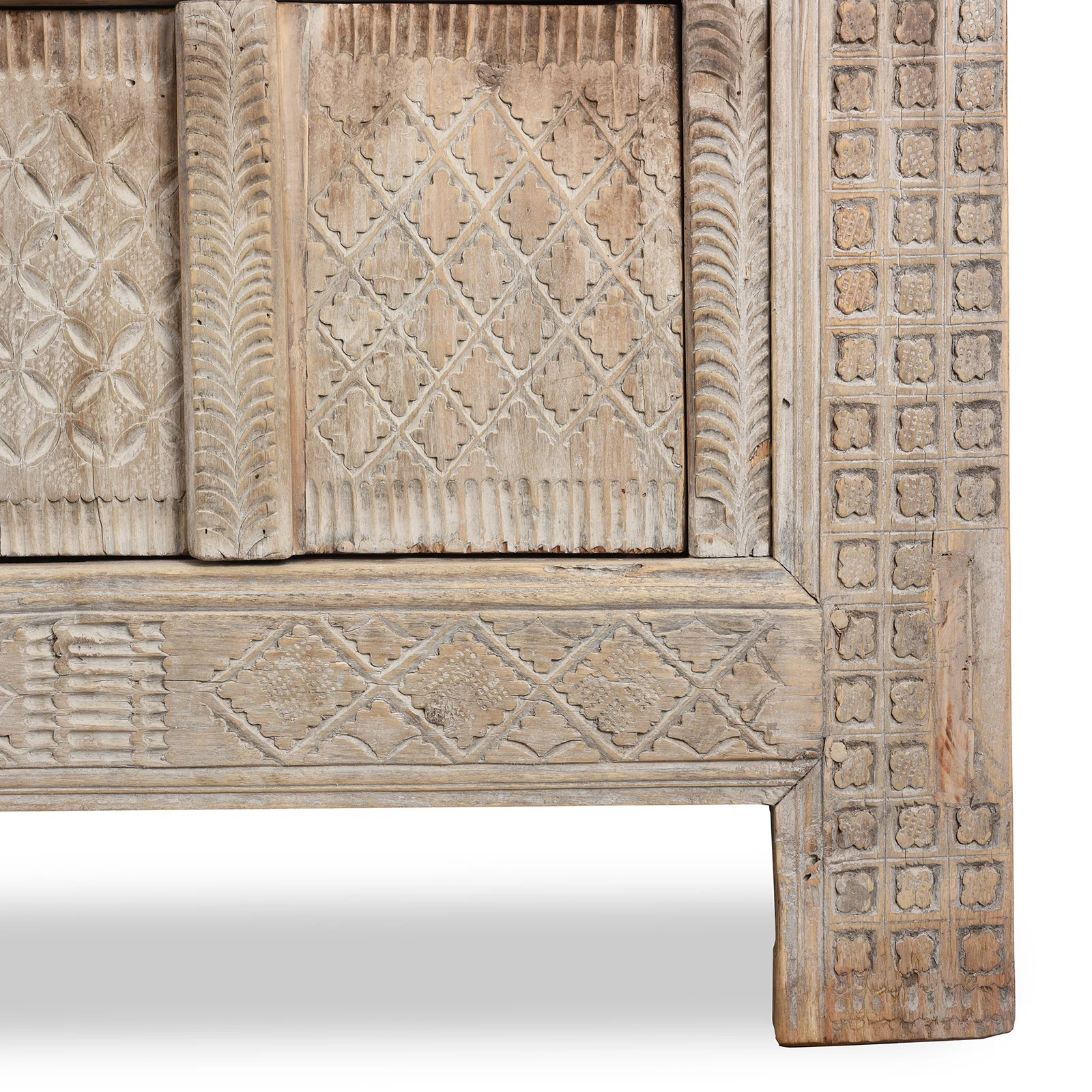 Carved Low Sideboard From Xinjiang - 19th Century - Image 9