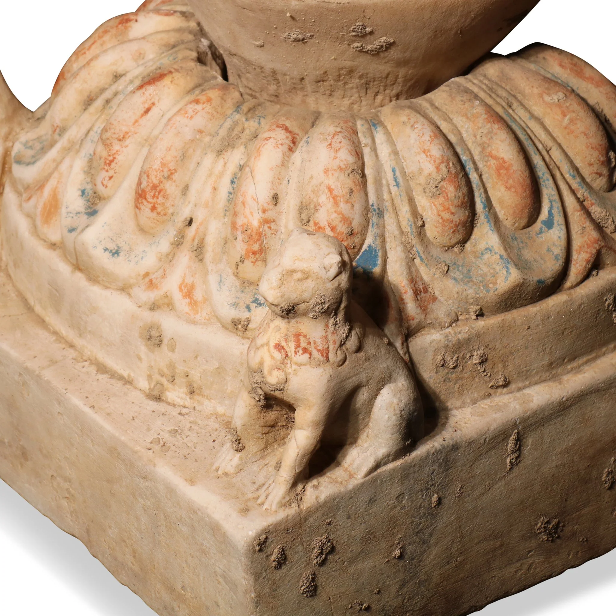 Carved Marble Standing Chinese Buddha Statue - Image 4