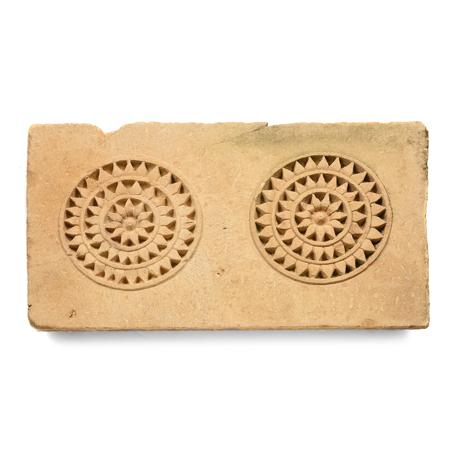 Carved Mughal Stone Panel From Jaisalmer - 19thC