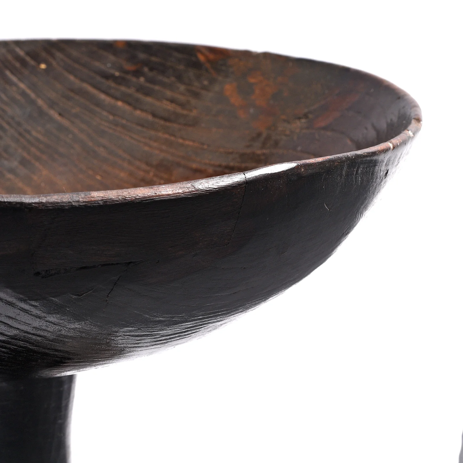 Carved Tribal Food Bowl From Nagaland - Ca 1920 - Image 3