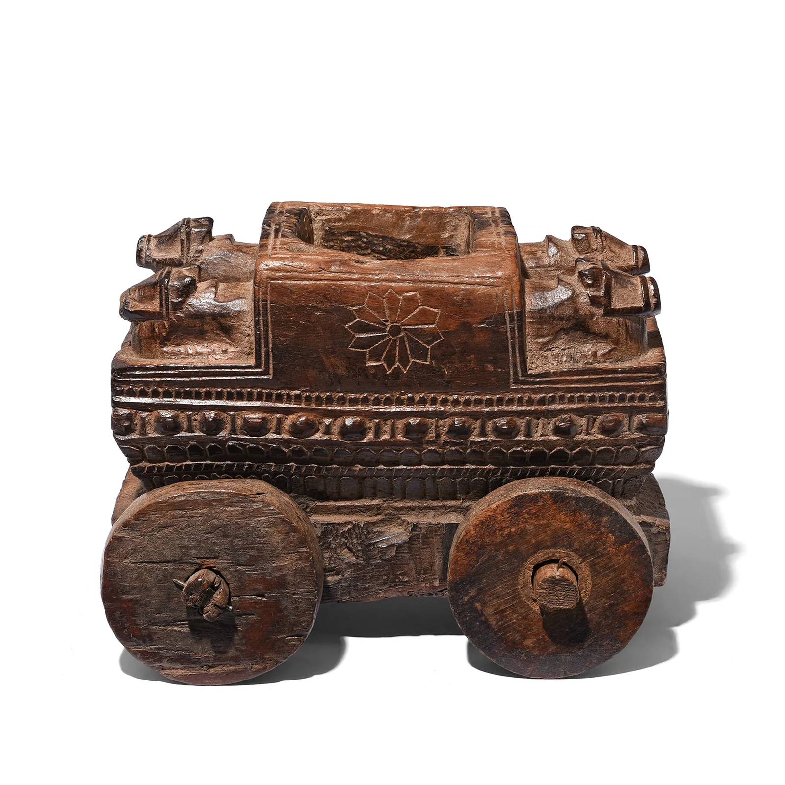 Nandi Tikka Box From Andhra Pradesh - Ca 1920's - Image 4