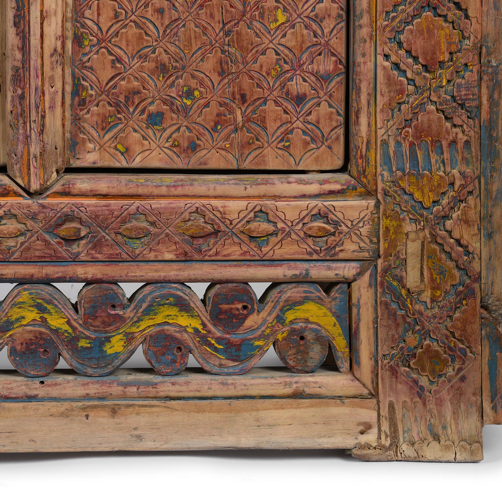 Carved Low Sideboard from Xinjiang - 19th Century - Image 10