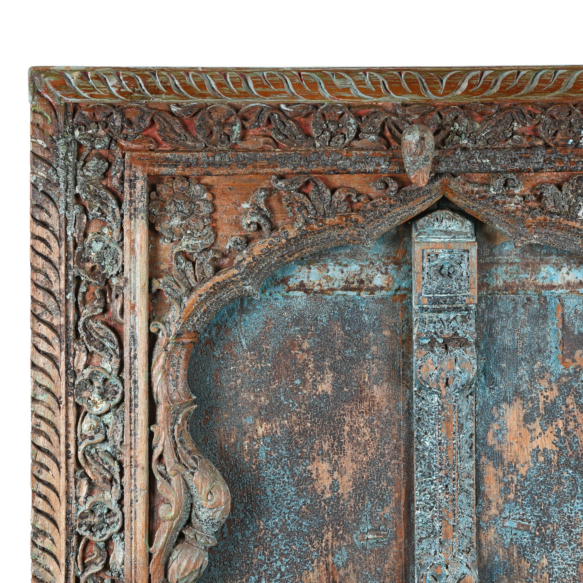 Old Carved Mughal Window Shutter - 18thC - Image 2