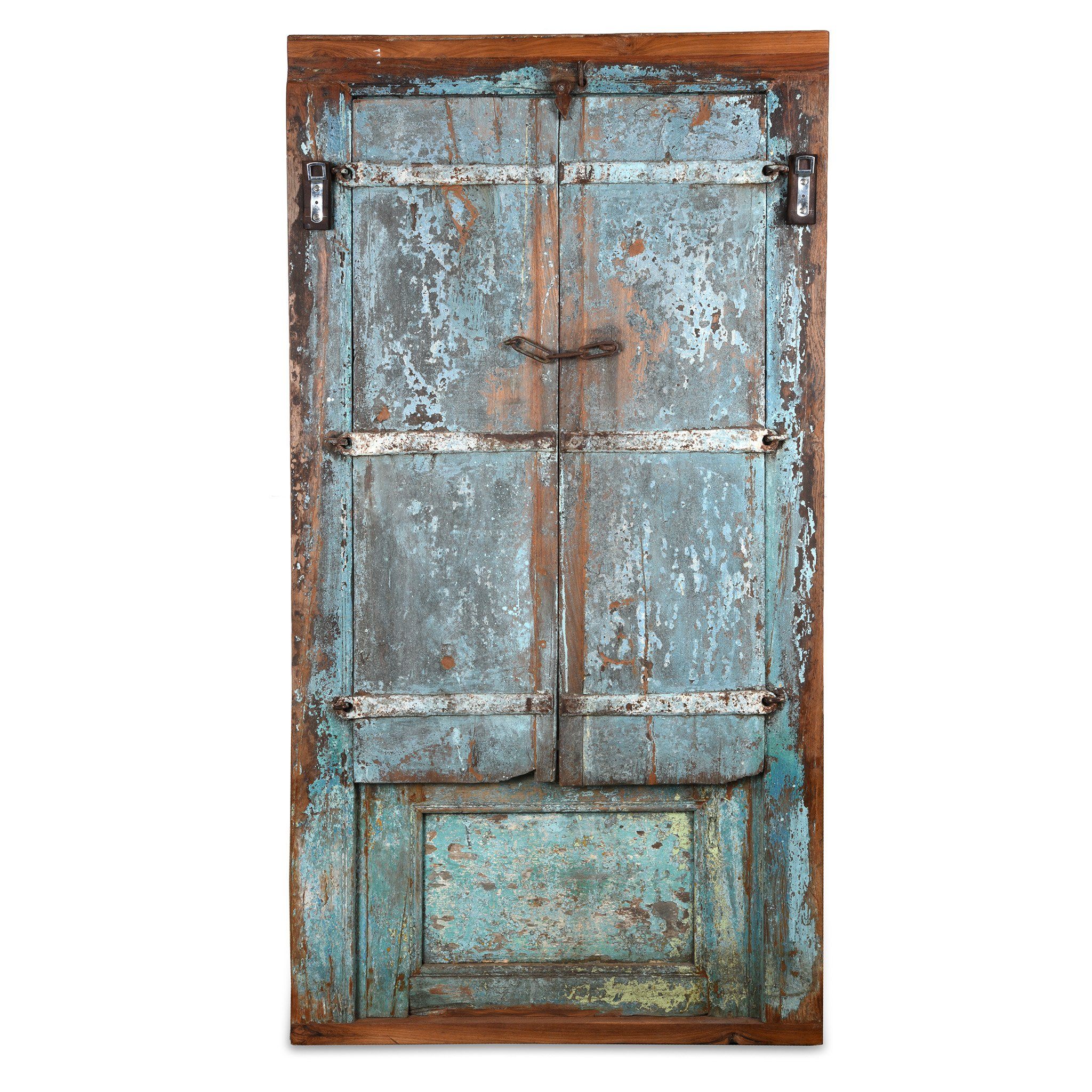 Old Carved Mughal Window Shutter - 18thC - Image 6
