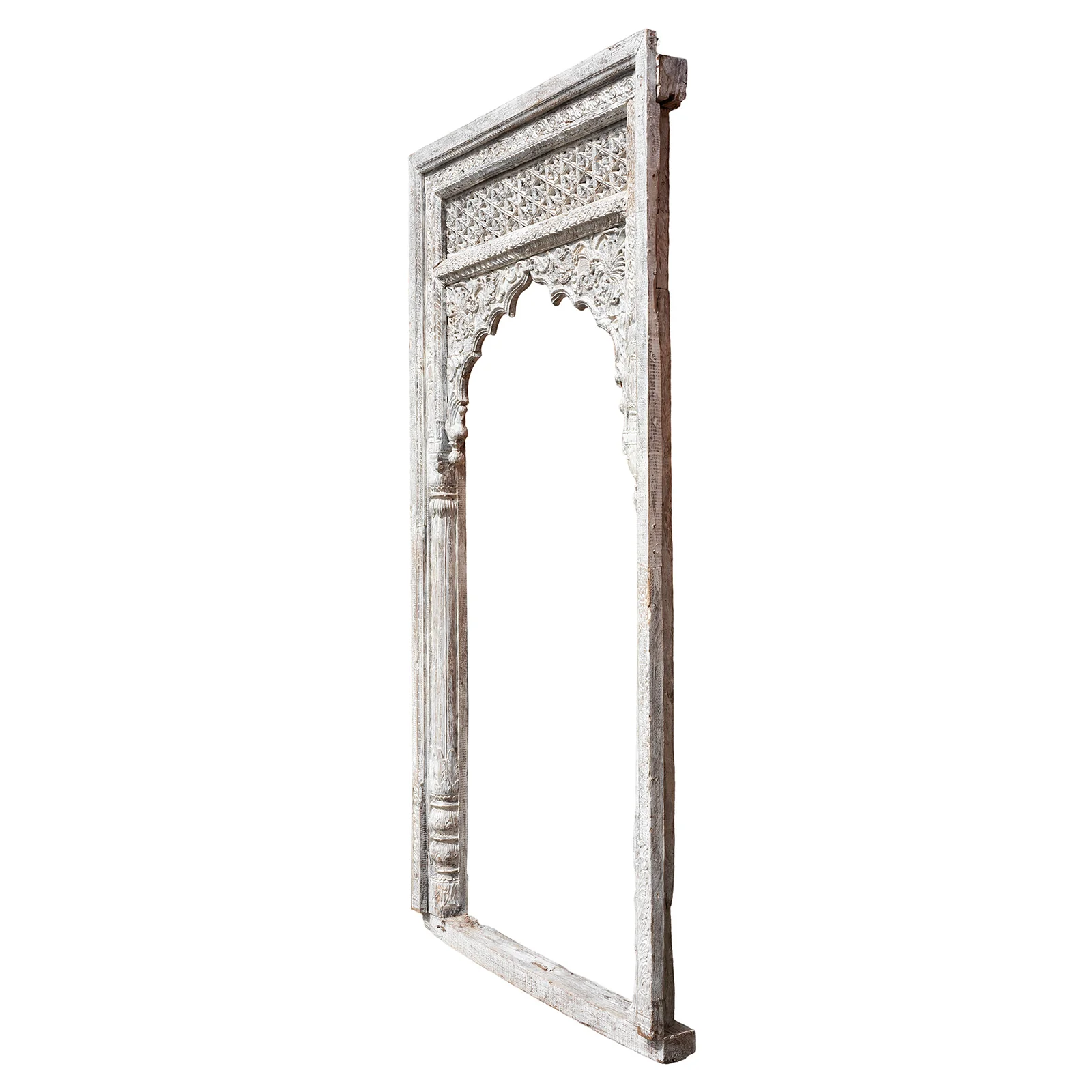 Carved Rosewood Archway From Punjab - 19th Century - Image 4