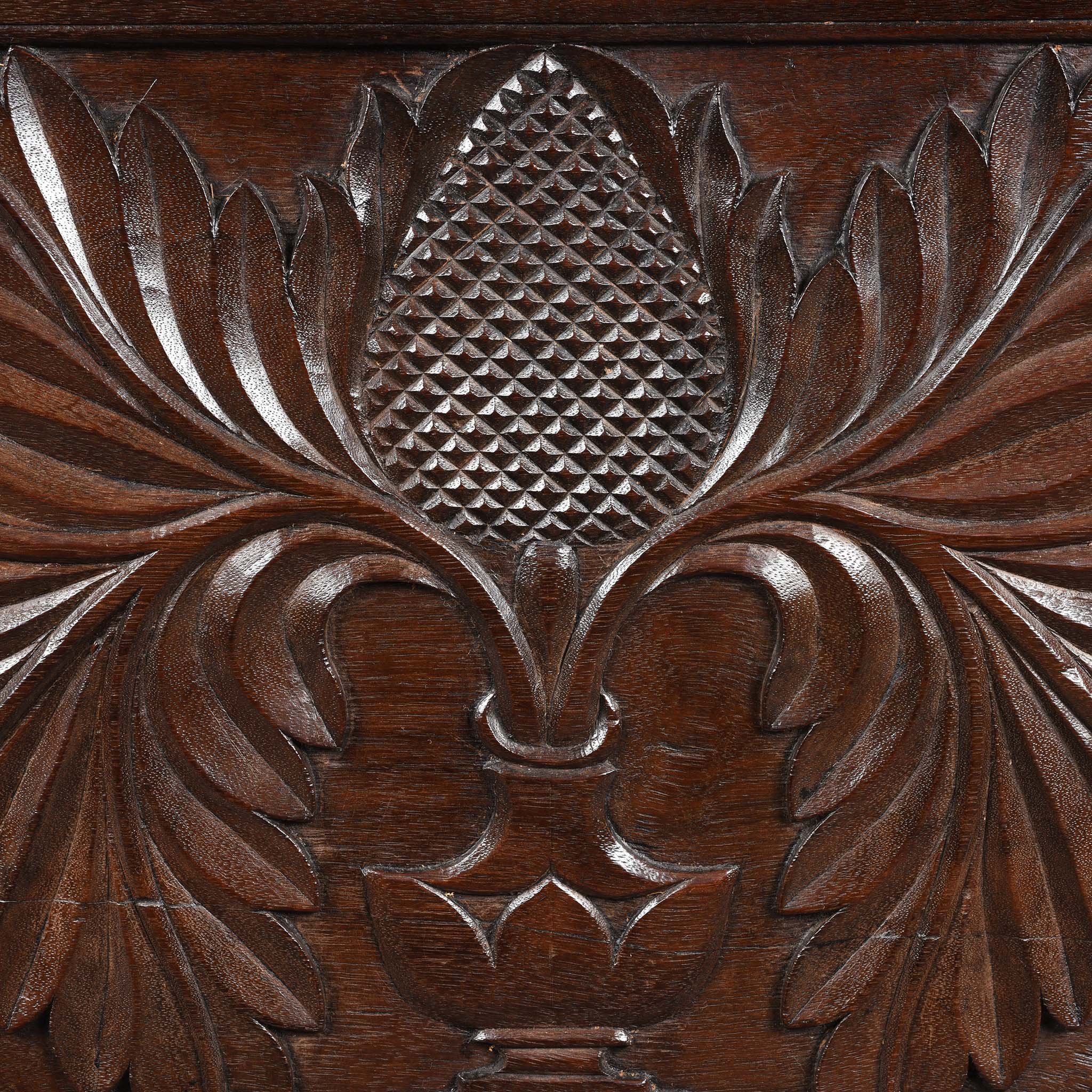 Carved 'Malabar' Chest From Kutch - Mid 19th Century - Image 6