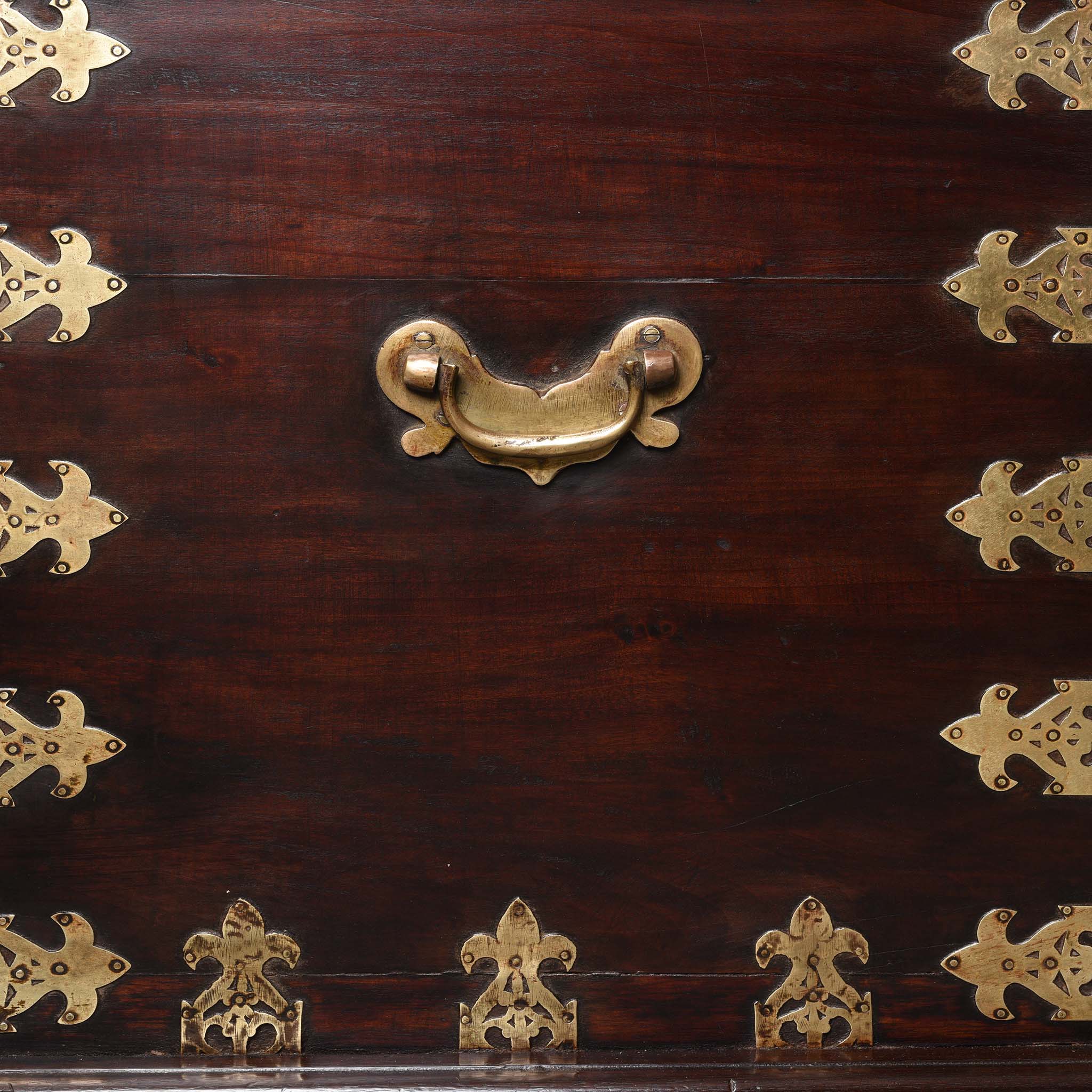 Carved 'Malabar' Chest From Kutch - Mid 19th Century - Image 9