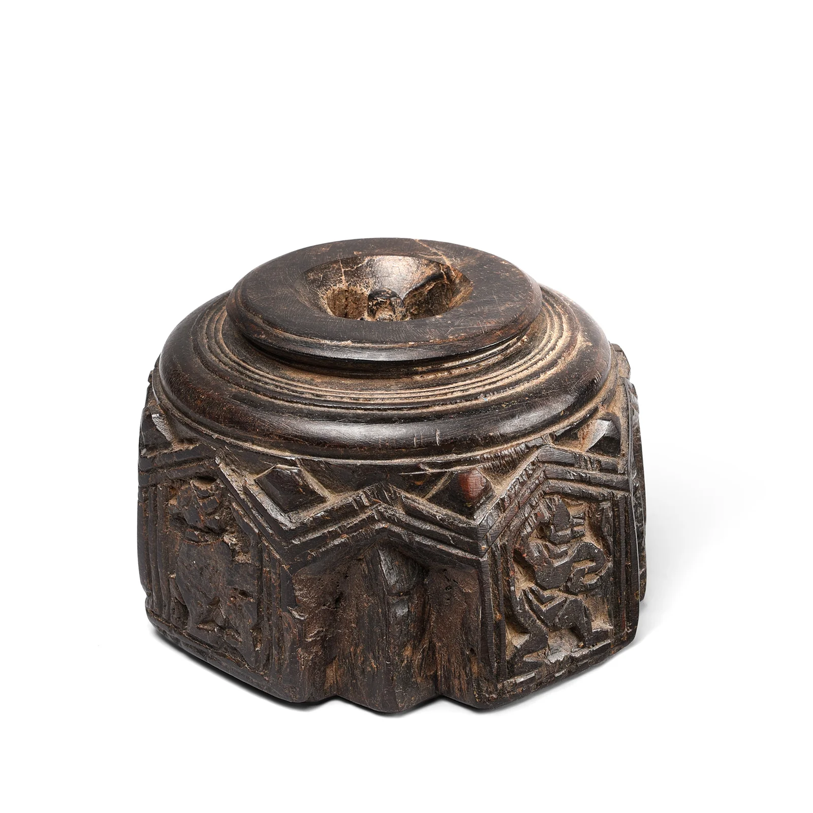 Carved Rosewood Seed Drill  - Ca 1920 - Image 3