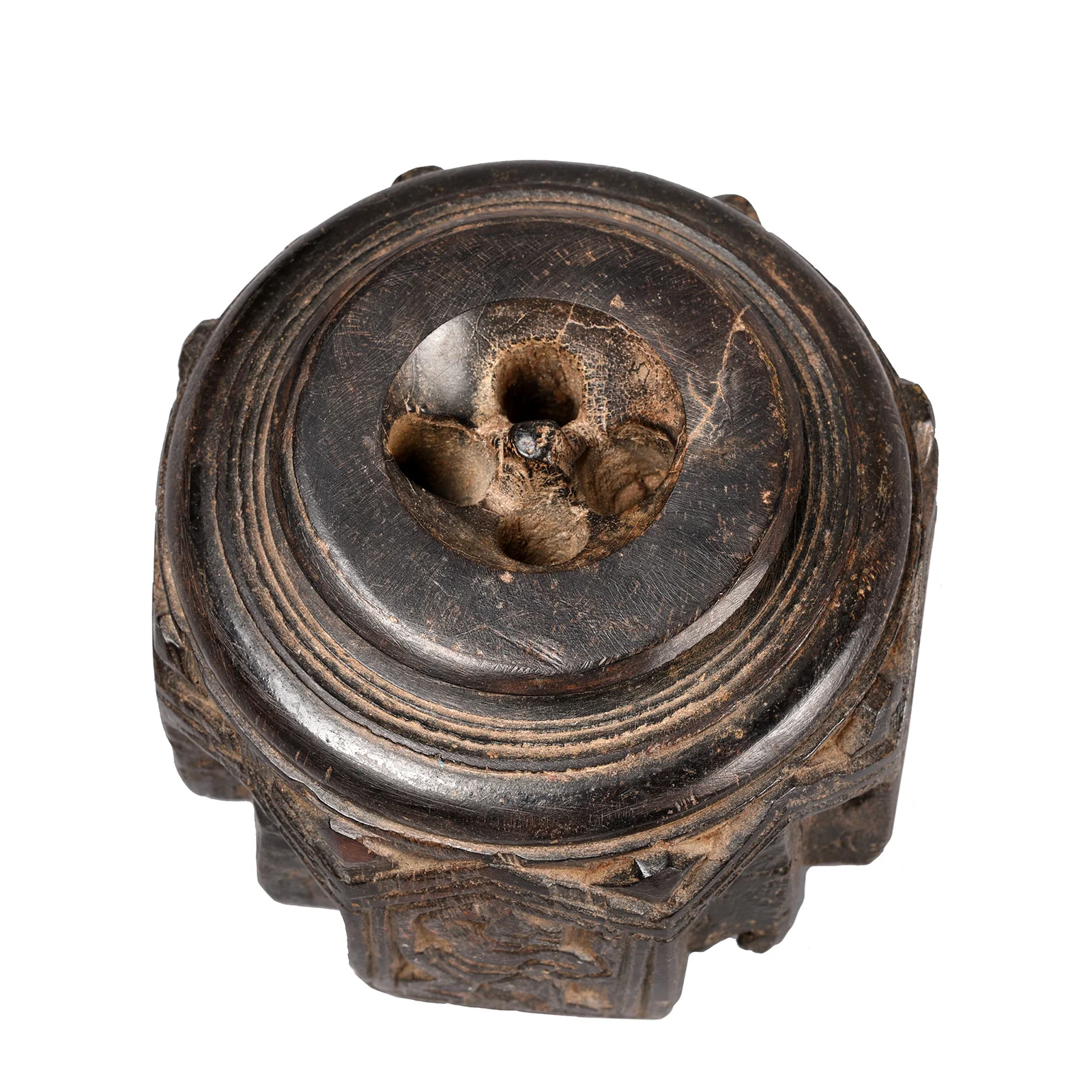 Carved Rosewood Seed Drill  - Ca 1920 - Image 5