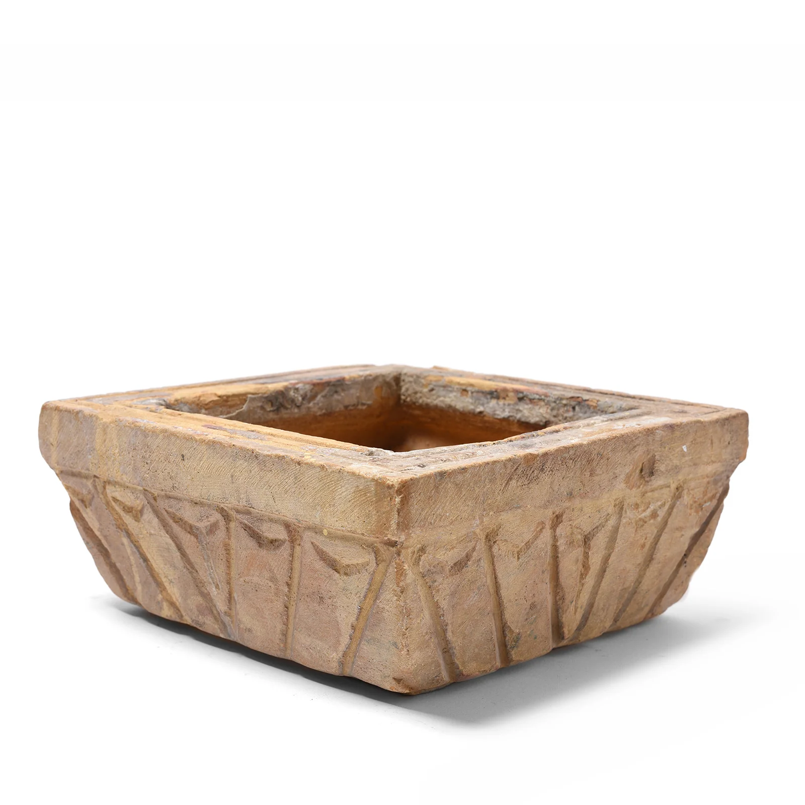 Carved Stone Bird Bath From Jaisalmer - Ca 1920's - Image 3