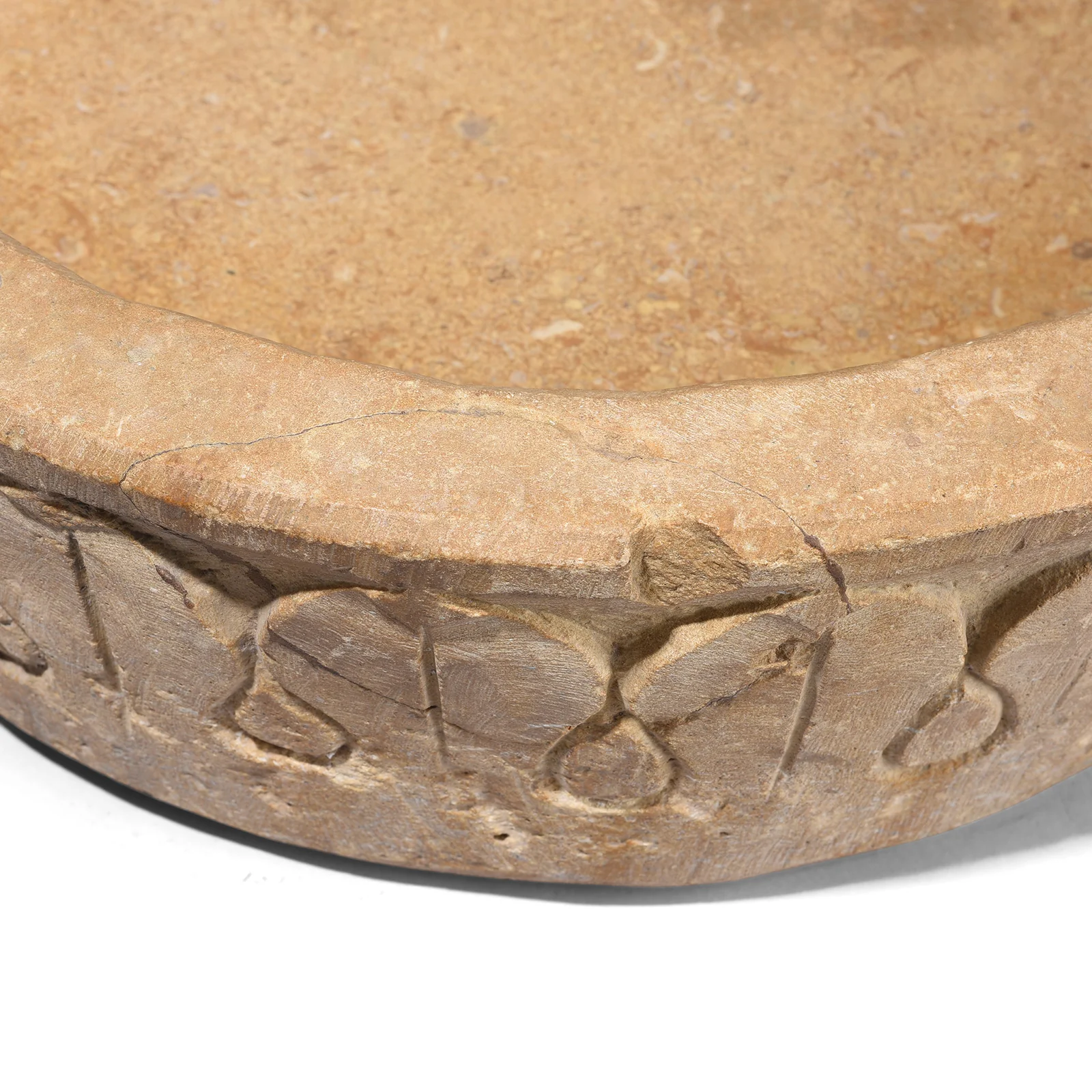 Round Stone Bird Bath From Rajasthan – Circa 1900 - Image 3