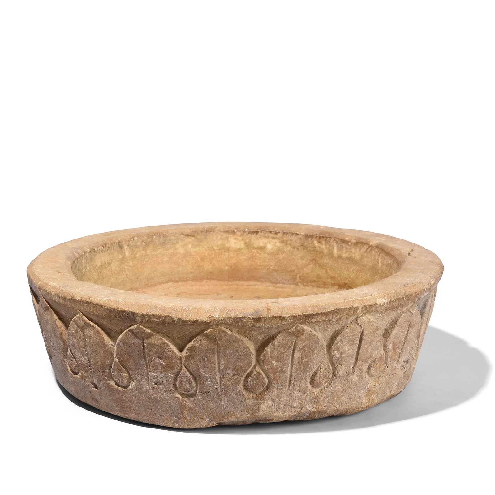 Round Stone Bird Bath From Rajasthan – Circa 1900 - Image 4
