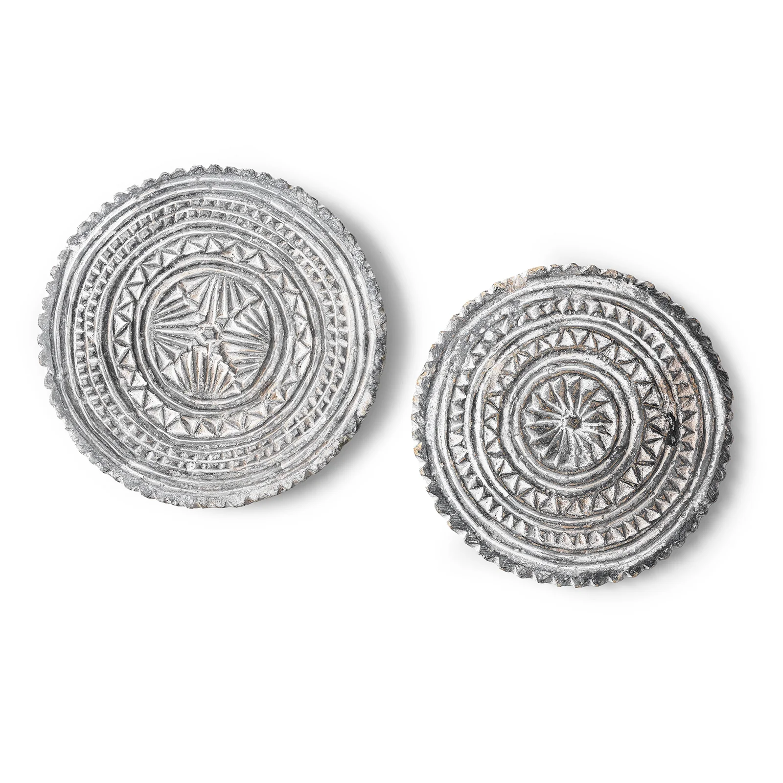Old Stone Tepoy Coasters - Ca 1930