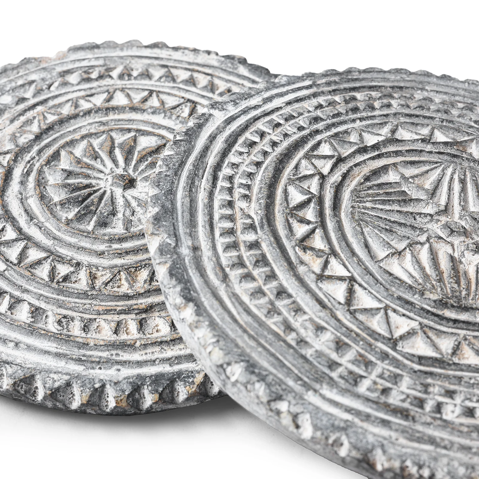 Old Stone Tepoy Coasters - Ca 1930 - Image 2