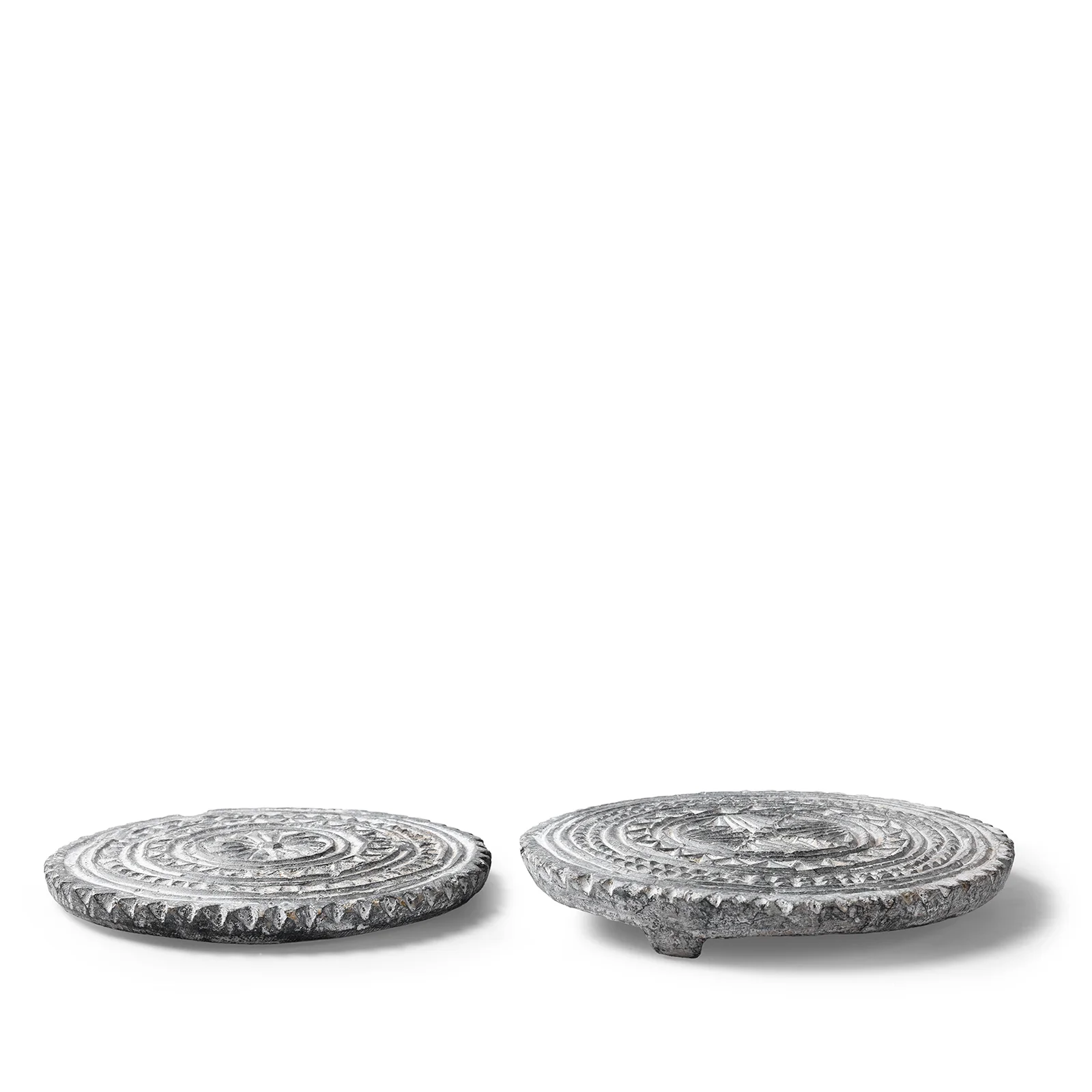 Old Stone Tepoy Coasters - Ca 1930 - Image 3
