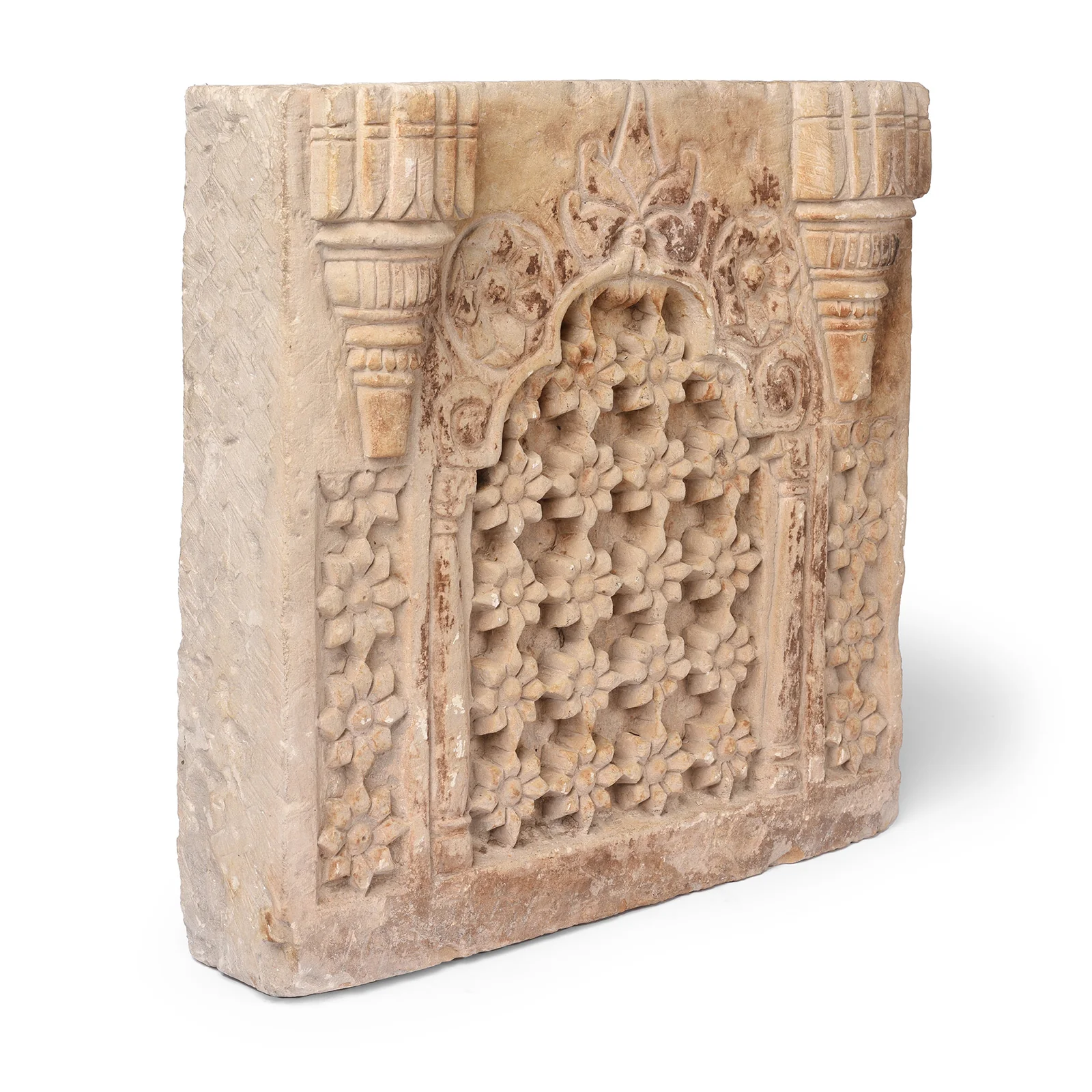 Carved Stone Jali Panel From Jaisalmer - 19th Century - Image 3