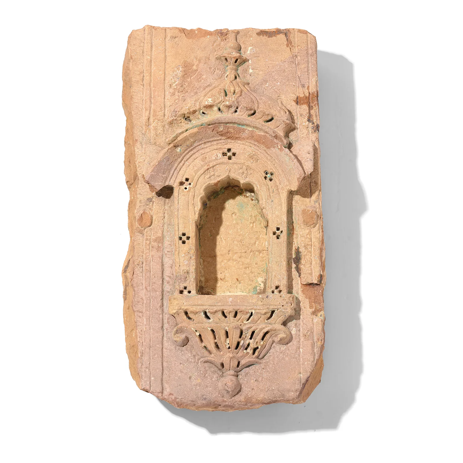 Stone Jharokha Lamp Niche - 19th Century
