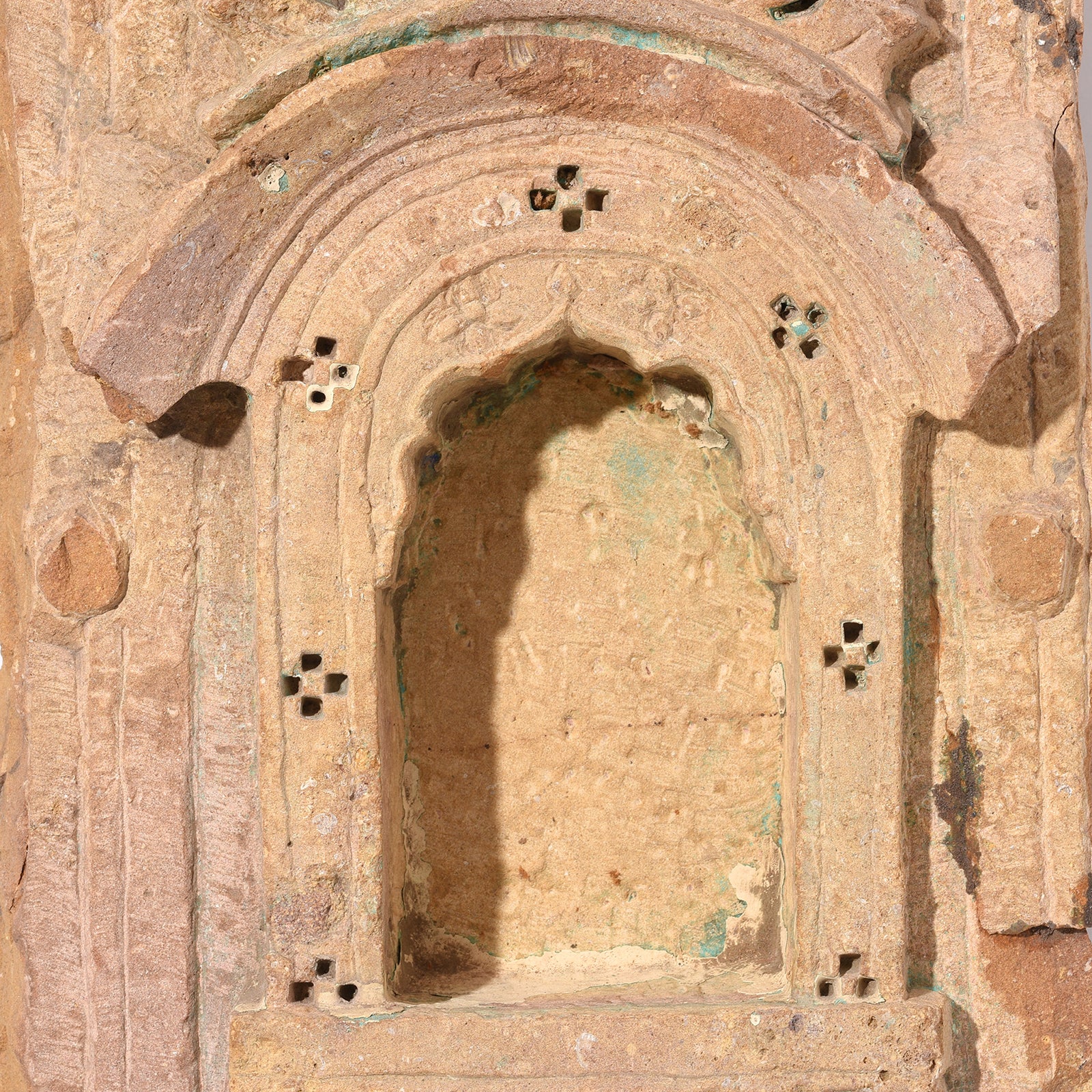 Stone Jharokha Lamp Niche - 19th Century - Image 2