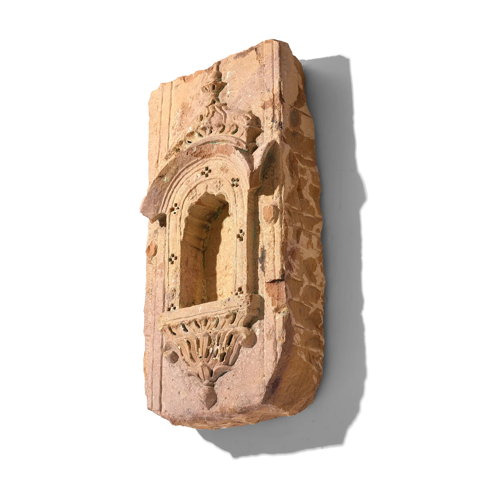 Stone Jharokha Lamp Niche - 19th Century - Image 3